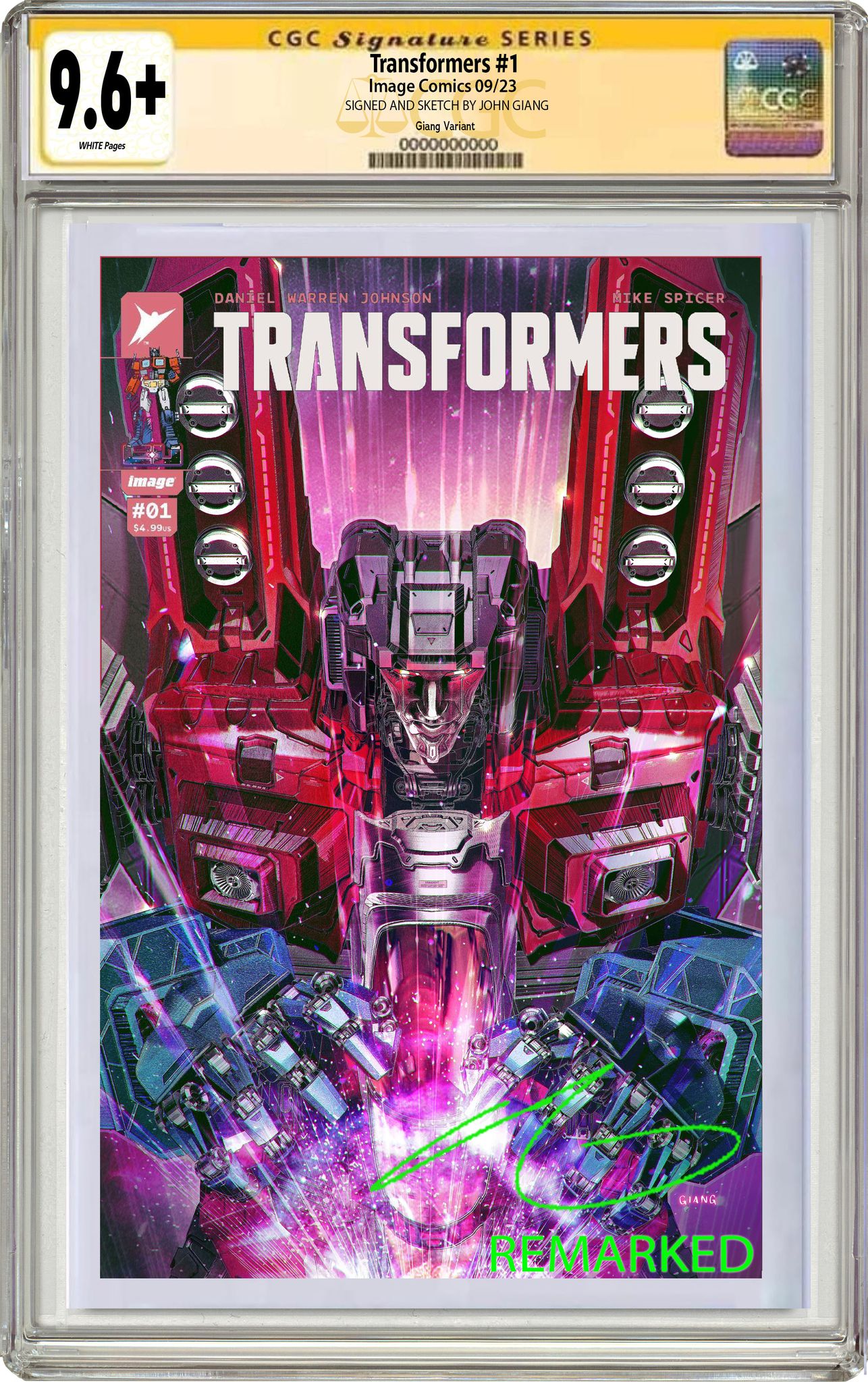 TRANSFORMERS #1 JOHN GIANG EXCLUSIVE VARIANT OPTIONS - 10/04/23