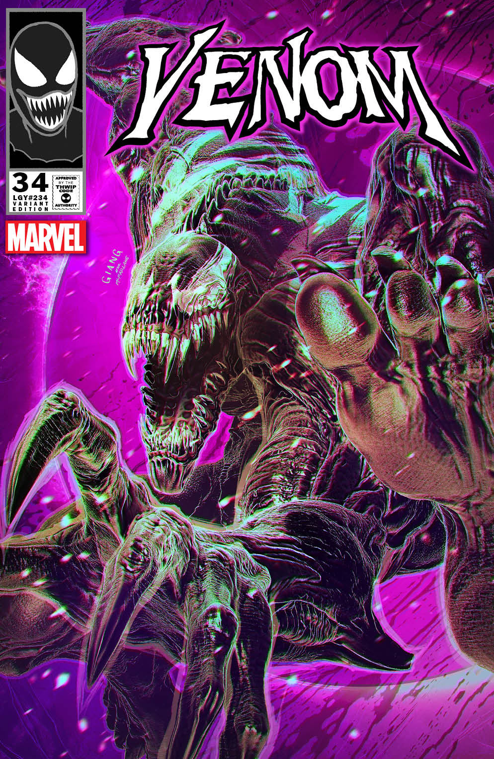 VENOM #34 JOHN GIANG EXCLUSIVE VARIANT OPTIONS 06-05-24