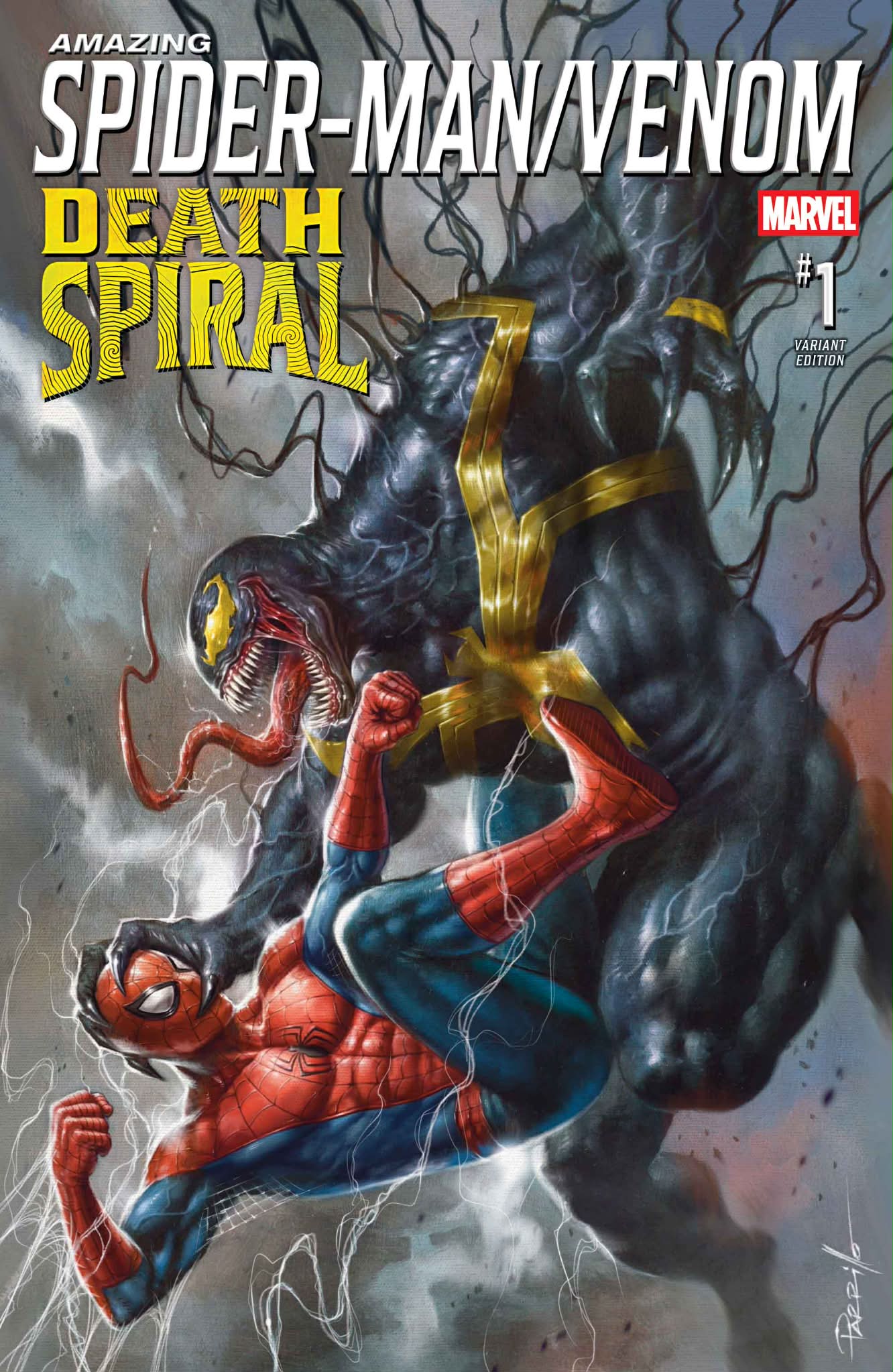 AMAZING SPIDER-MAN VENOM DEATH SPIRAL #1 LUCIO PARRILLO EXCLUSIVE VARIANT COVERS