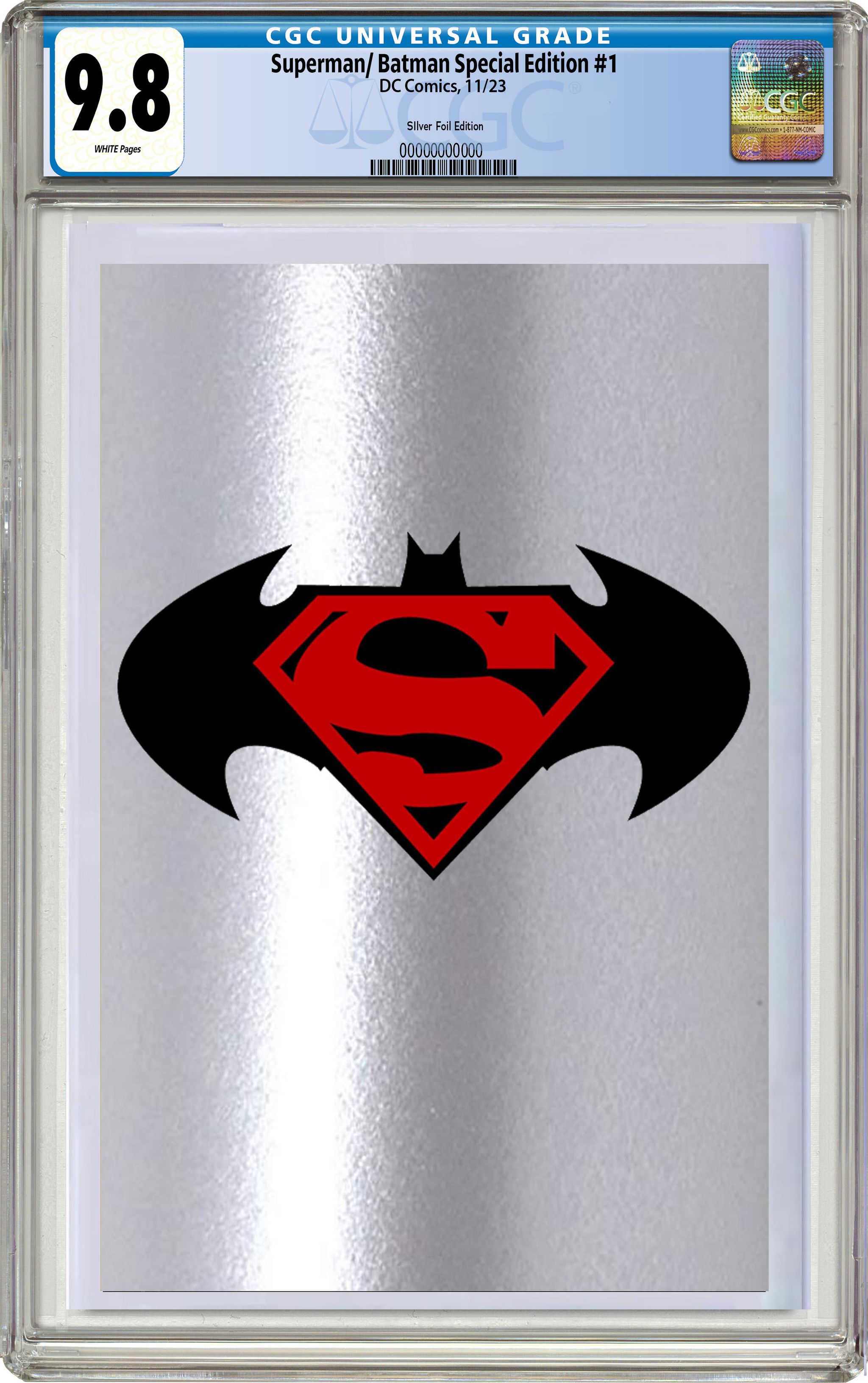 SUPERMAN BATMAN #1 SPECIAL EDITION NYCC SILVER FOIL VARIANT OPTIONS