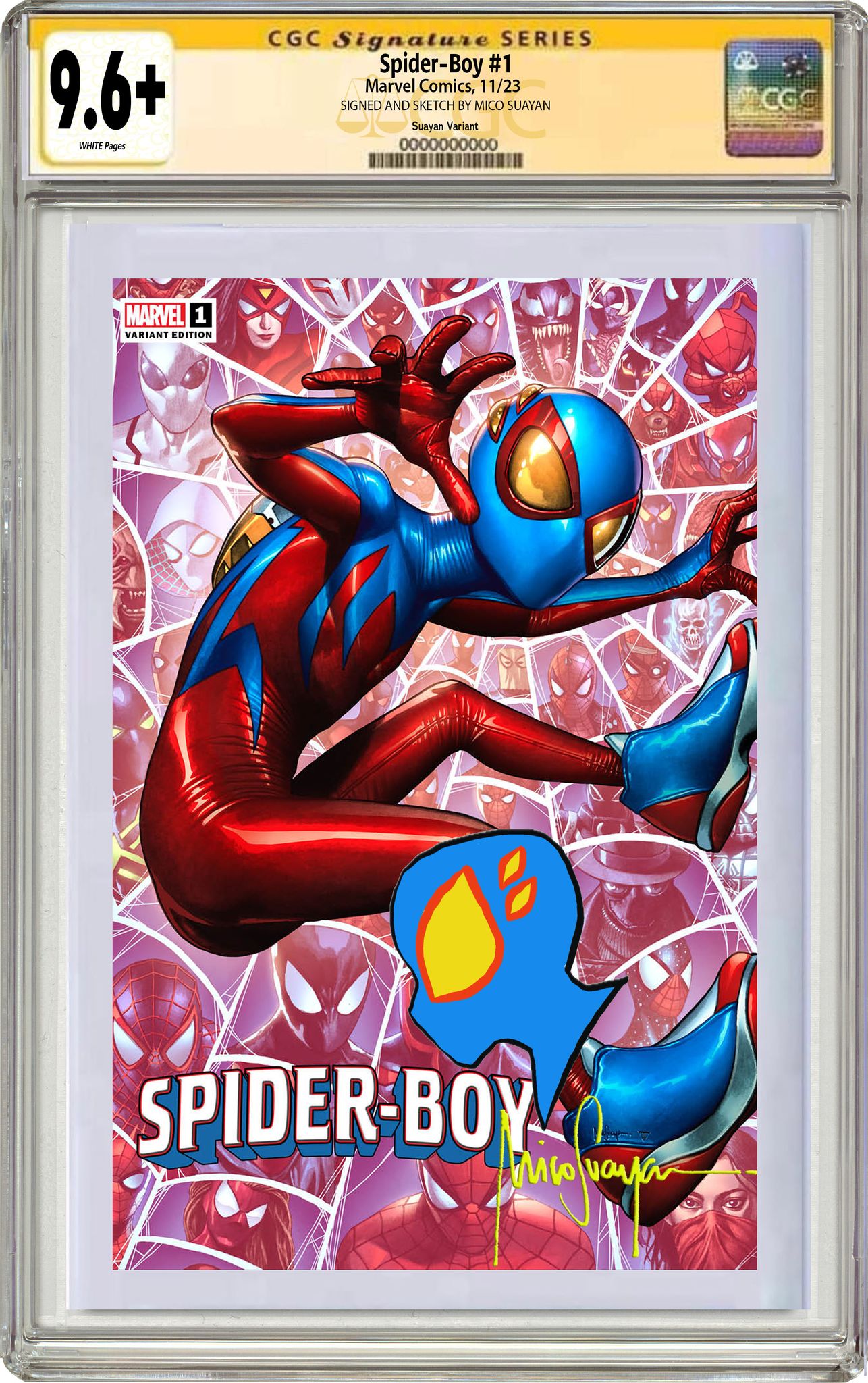 SPIDER-BOY #1 MICO SUAYAN EXCLUSIVE VARIANT COVER OPTIONS - 11/01/23