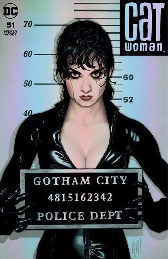 CATWOMAN #51 ADAM HUGHES NYCC FOIL VARIANT (D4)(D43)(D9)