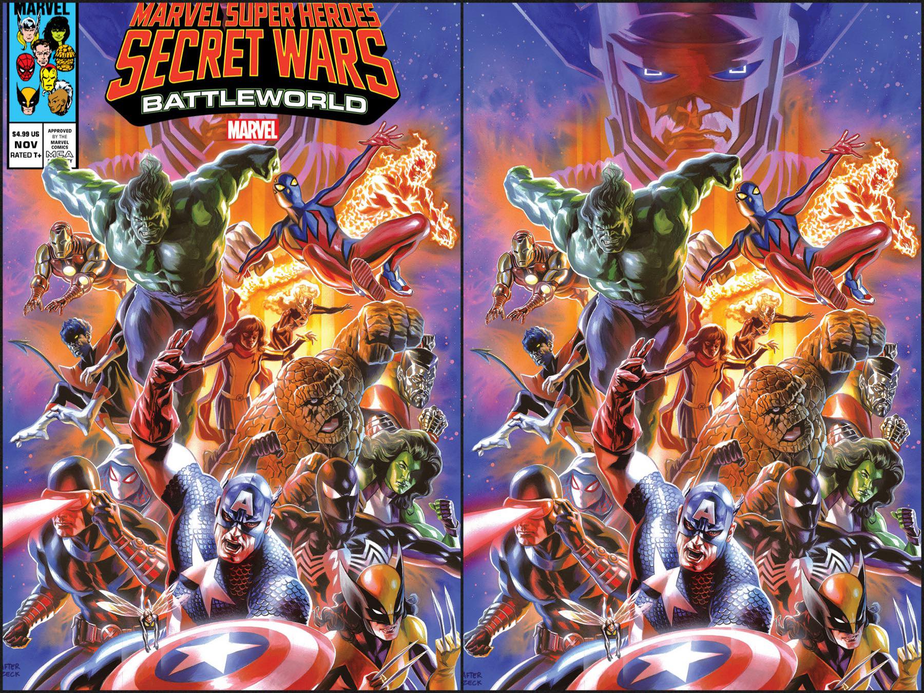 MARVEL SUPER HEROES SECRET WARS BATTLEWORLD #1 FELIPE MASSAFERA EXCLUSIVE VARIANT OPTIONS