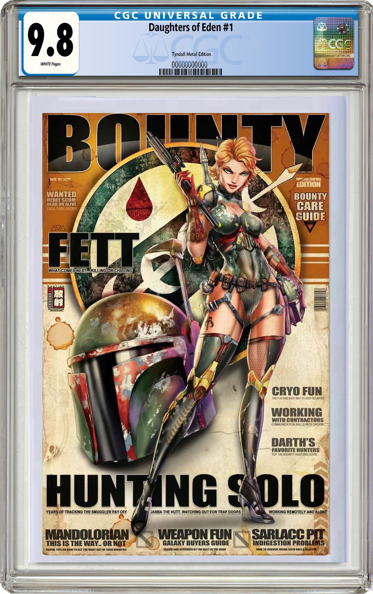 DAUGHTER'S OF EDEN #1 JAMIE TYNDALL BOUNTY HUNTER RETRO VARIANT OPTIONS (I95)