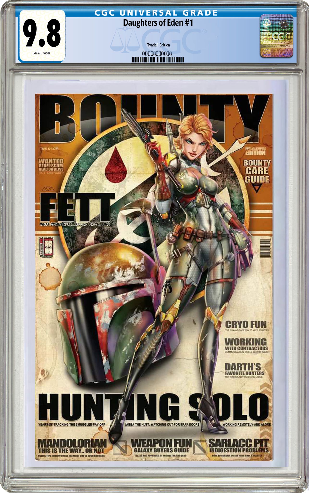 DAUGHTER'S OF EDEN #1 JAMIE TYNDALL BOUNTY HUNTER RETRO VARIANT OPTIONS (I95)