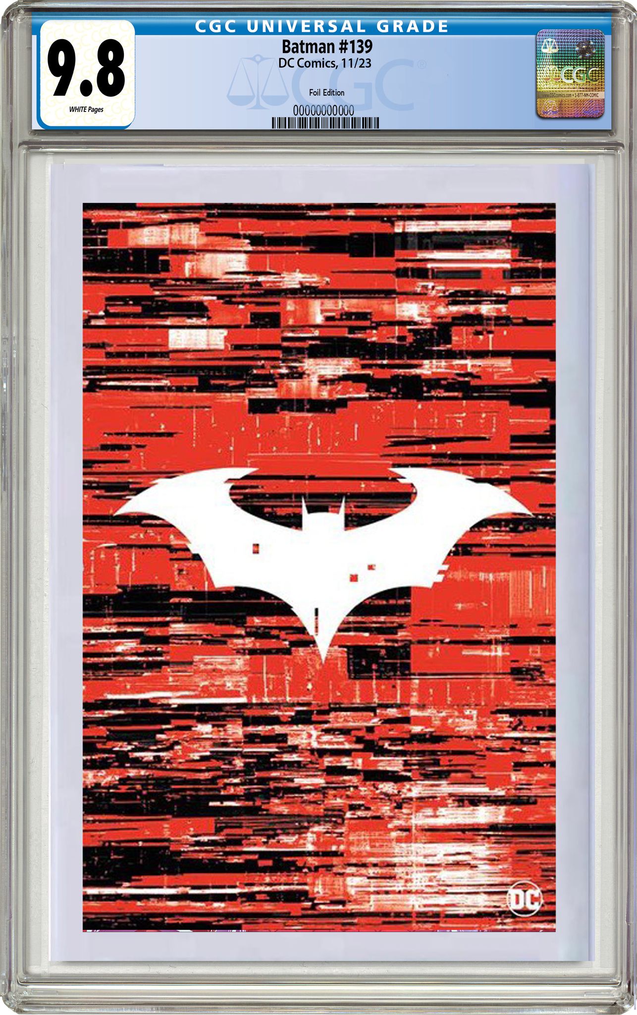 BATMAN #139 CVR H BAT SYMBOL GLITCH FOIL VAR - 11/07/23