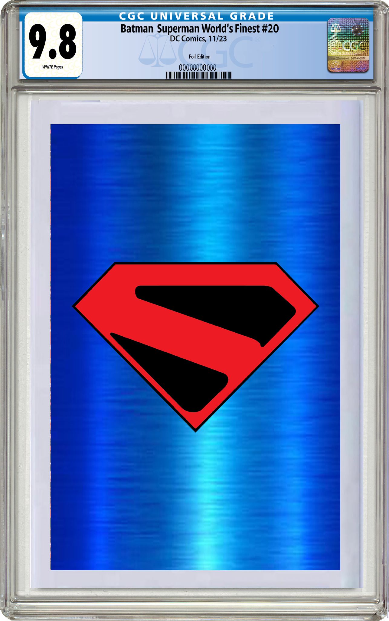 BATMAN SUPERMAN WORLDS FINEST #20 EXCLUSIVE KINGDOM COME LOGO FOIL VARIANT