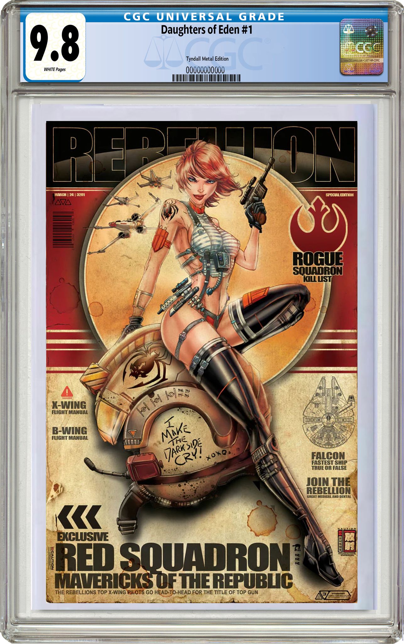 DAUGHTER'S OF EDEN #1 JAMIE TYNDALL RED SQUADRON RETRO VARIANT OPTIONS