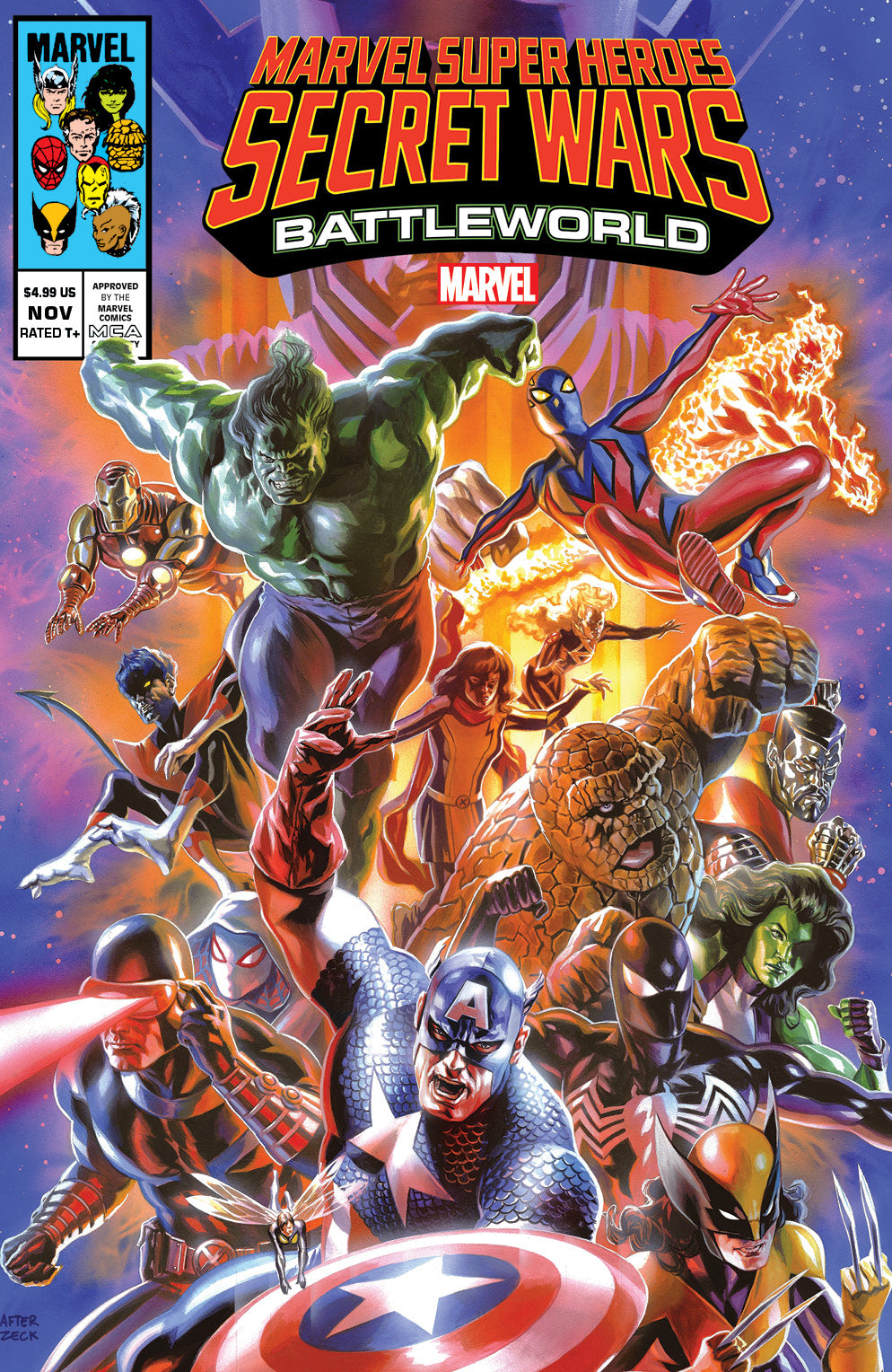 MARVEL SUPER HEROES SECRET WARS BATTLEWORLD #1 FELIPE MASSAFERA EXCLUSIVE VARIANT OPTIONS