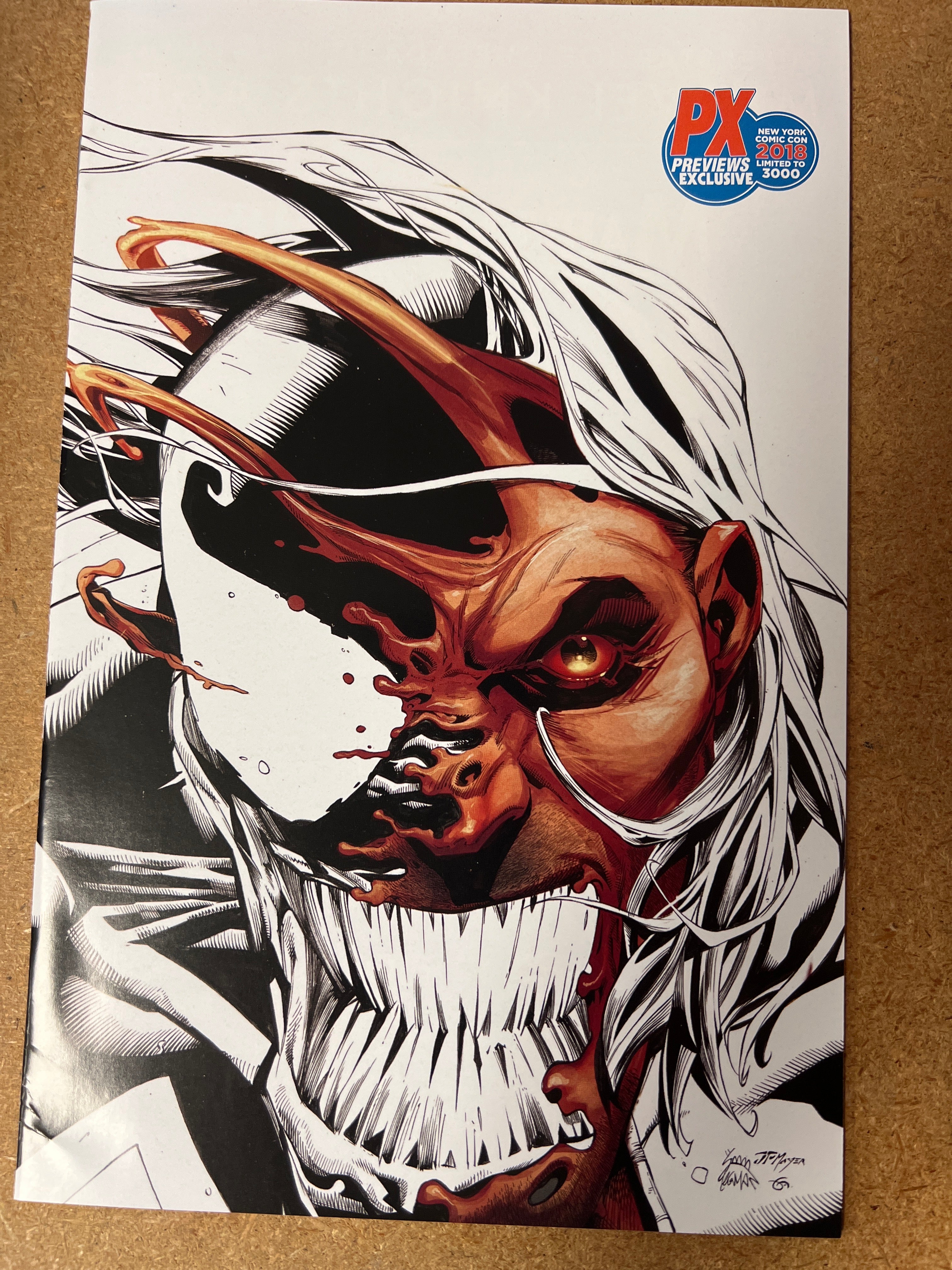 Venom #7 PX Exclusive Ltd To 3000 NY ComicCon 2018 NM+ 1st Cameo of Dylan Brock (M178)