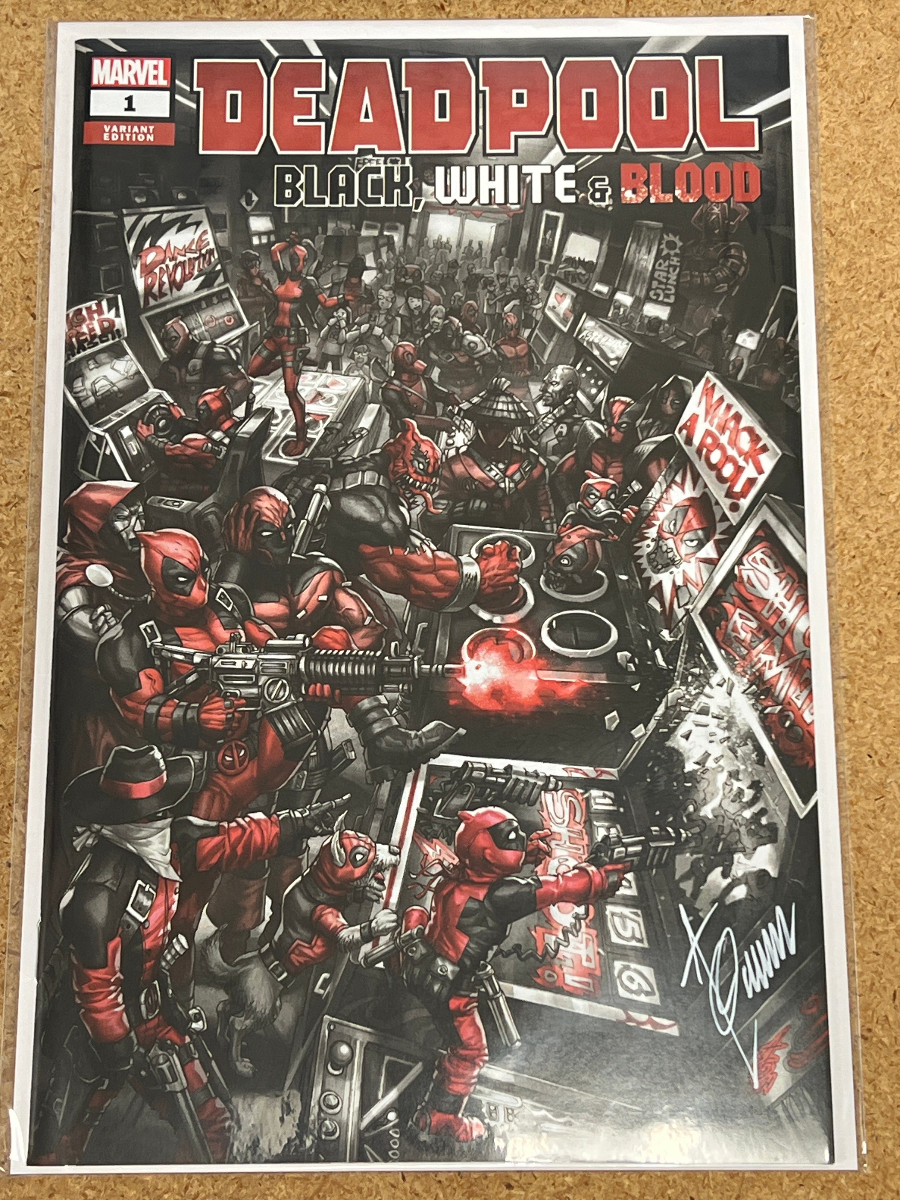 DEADPOOL #1 SIGNED BY ALAN QUAH WITH COA (SS 1)