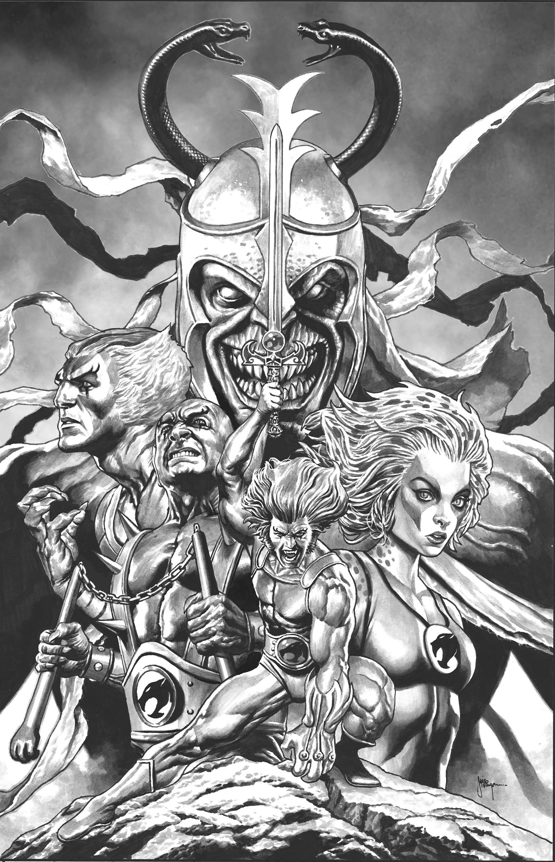 THUNDERCATS #1 MICO SUAYAN SKETCH VARIANT MEGACON 2024 SECRET DROP