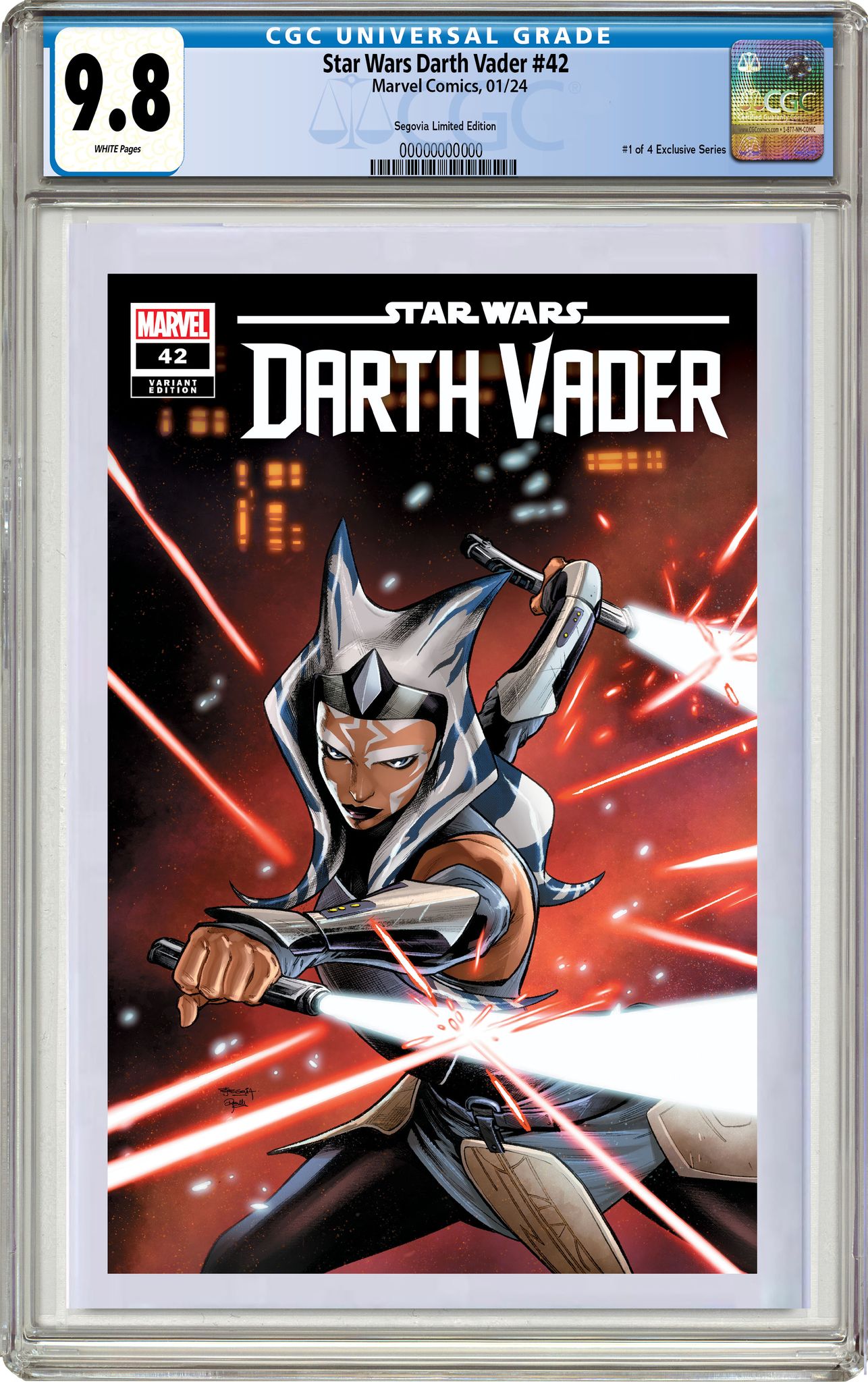 STAR WARS: DARTH VADER 42 STEPHEN SEGOVIA REBELS 10TH ANNIVERSARY LIMITED EDITION #1 OF 4 EXCLUSIVE SERIES OPTIONS- 01/03/24