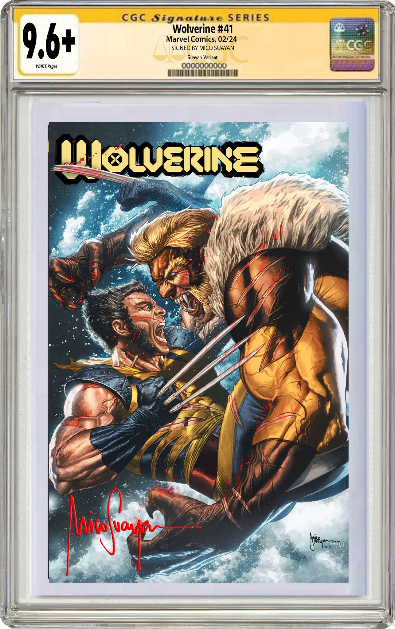 WOLVERINE 41 MICO SUAYAN EXCLUSIVE VARIANT COVERS - 01/10/24