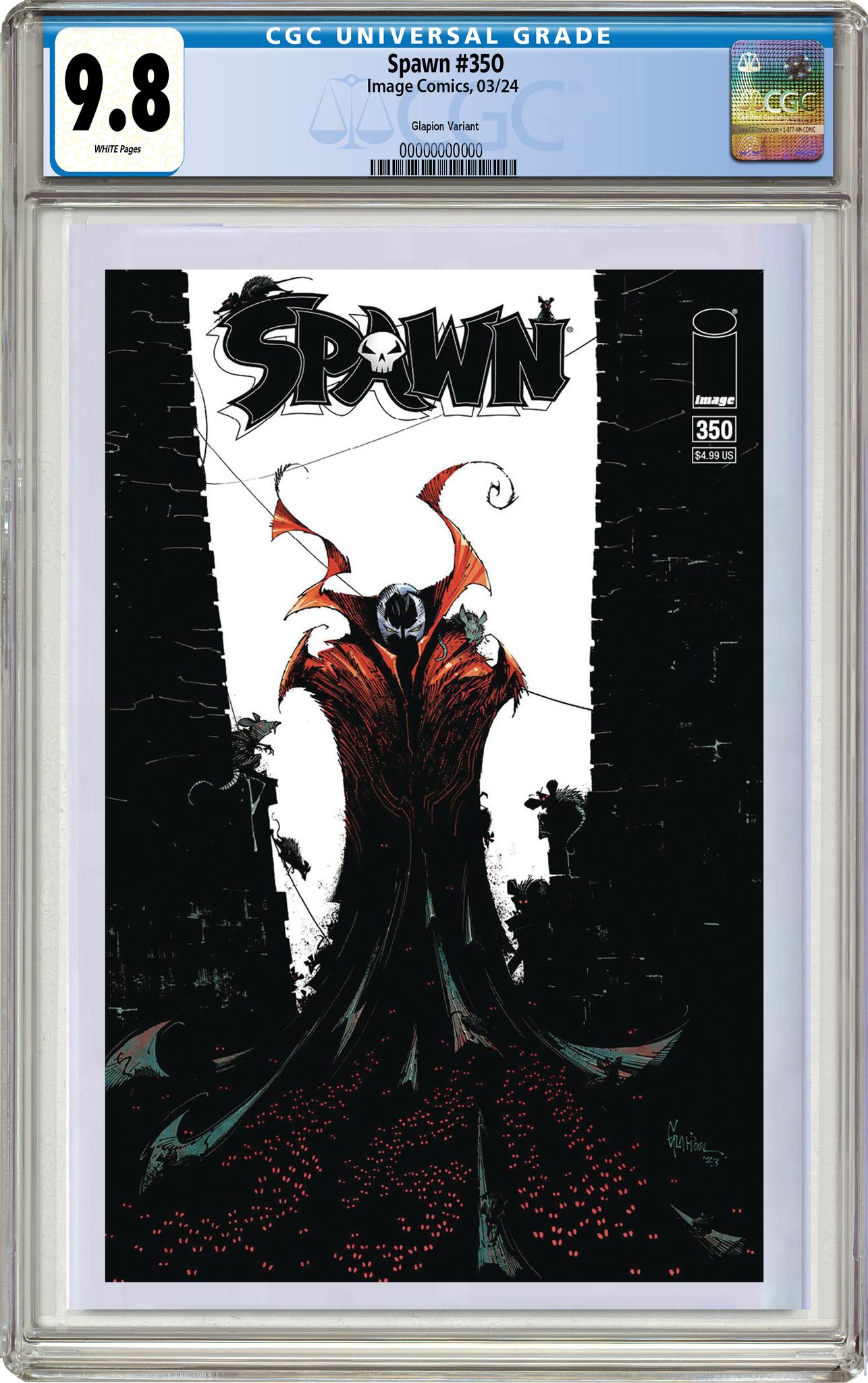 SPAWN #350  CVR E JONATHAN GLAPION VARIANT OPTIONS - 01-31-24