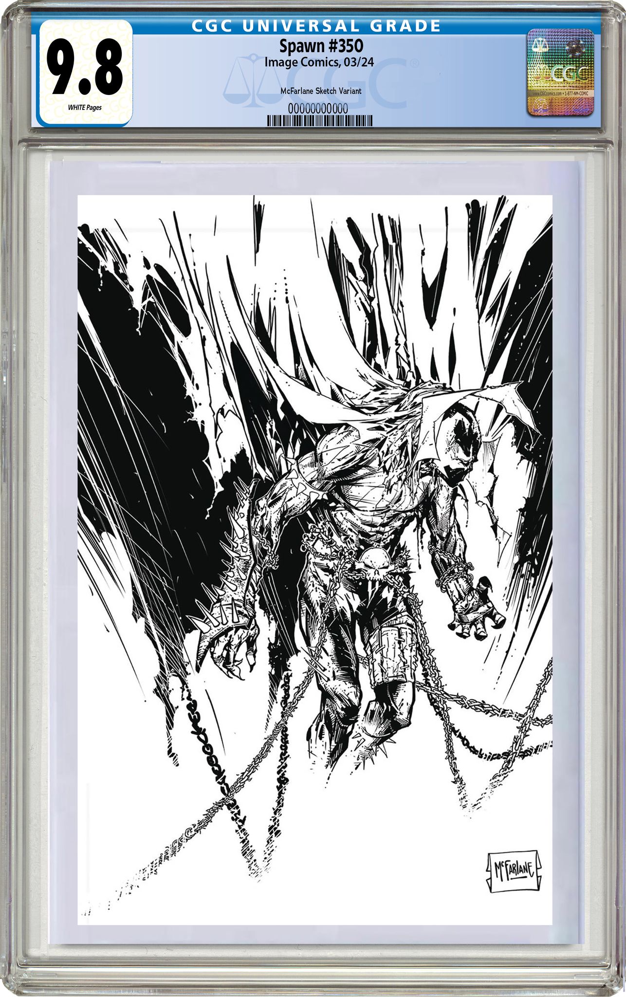 SPAWN #350 CVR F TODD MCFARLANE VARIANT OPTIONS - 01-31-24