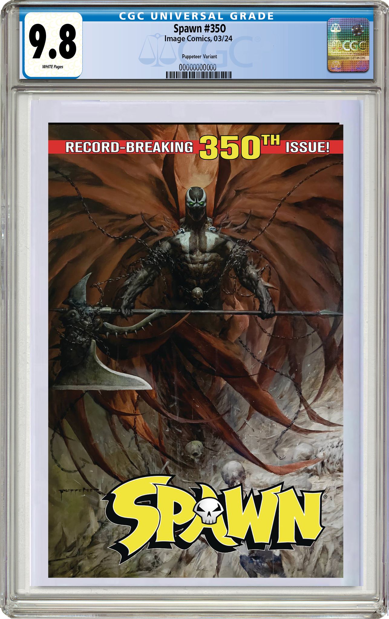 SPAWN #350  CVR A PUPPETEER LEE OPTIONS- 01-31-24