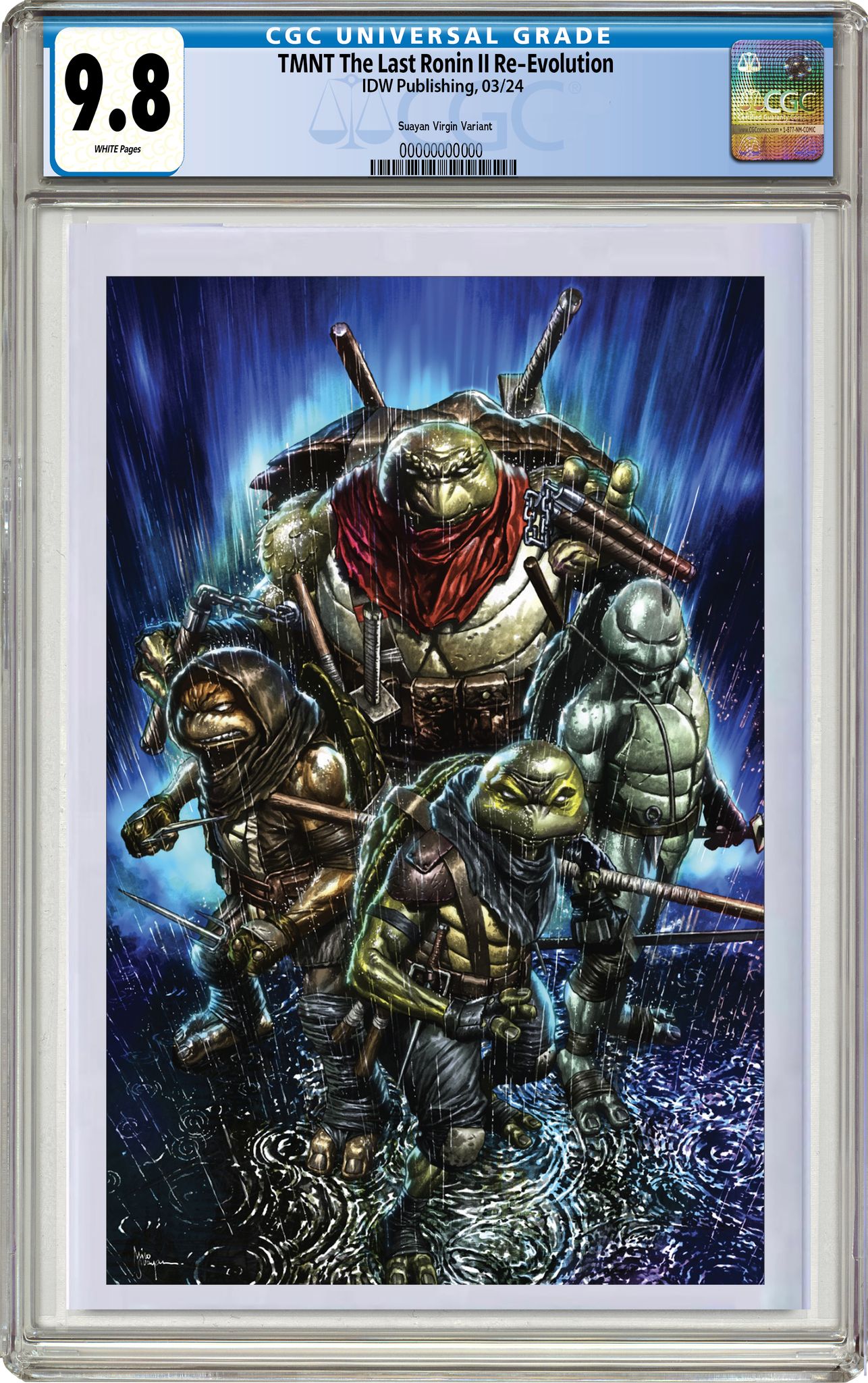 Teenage Mutant Ninja Turtles: The Last Ronin II--Re-Evolution #1 MICO SUAYAN EXCLUSIVE VIRGIN VARIANT OPTIONS - 03/06/24