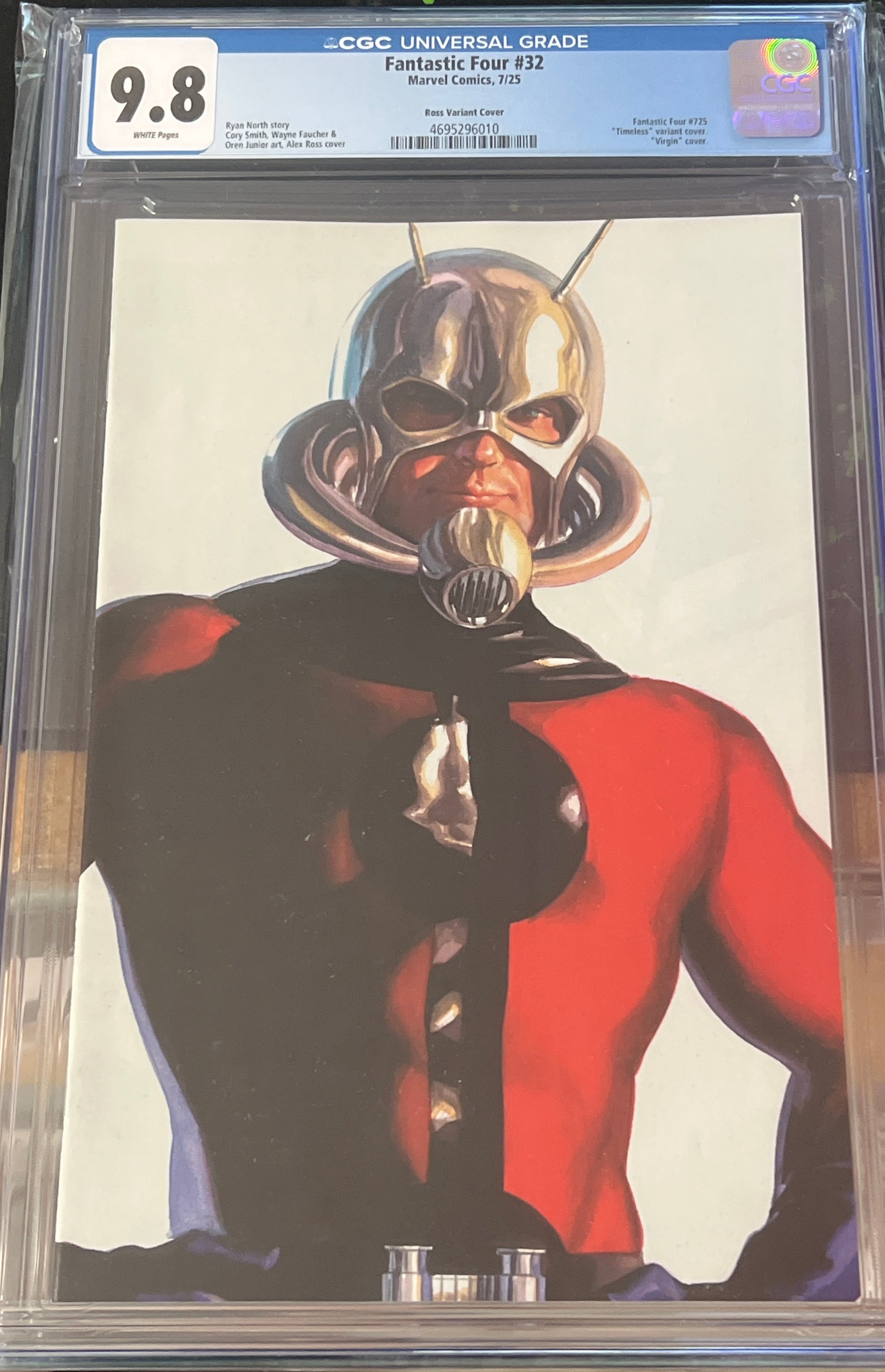 FANTASTIC FOUR #32 ALEX ROSS TIMELESS VIRGIN VARIANT CGC 9.8 (C86)