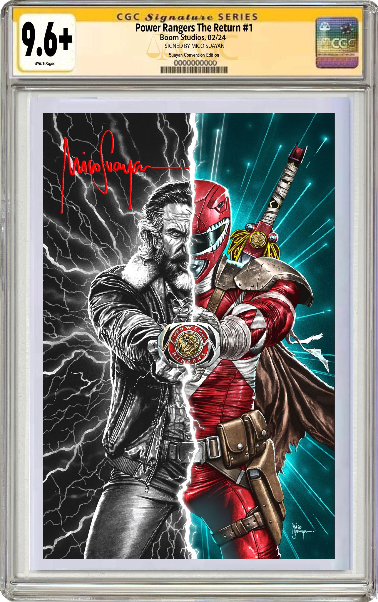 POWER RANGERS THE RETURN #1 MICO SUAYAN MEGACON EXCLUSIVE VIRGIN VARIANT OPTIONS