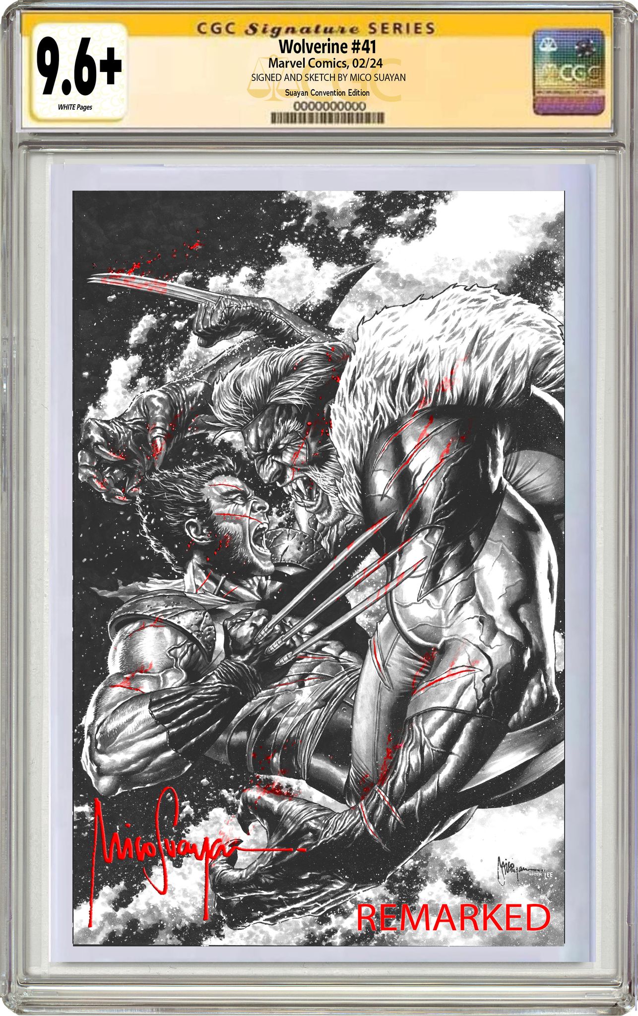 WOLVERINE #41 MICO SUAYAN MEGACON EXCLUSIVE VIRGIN COLOR SPLASH VARIANT OPTIONS