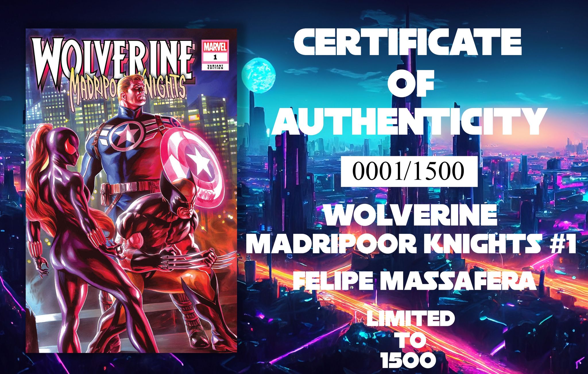 WOLVERINE: MADRIPOOR KNIGHTS 1 FELIPE MASSAFERA EXCLUSIVE LIMITED EDITION VARIANT - 02/07/24