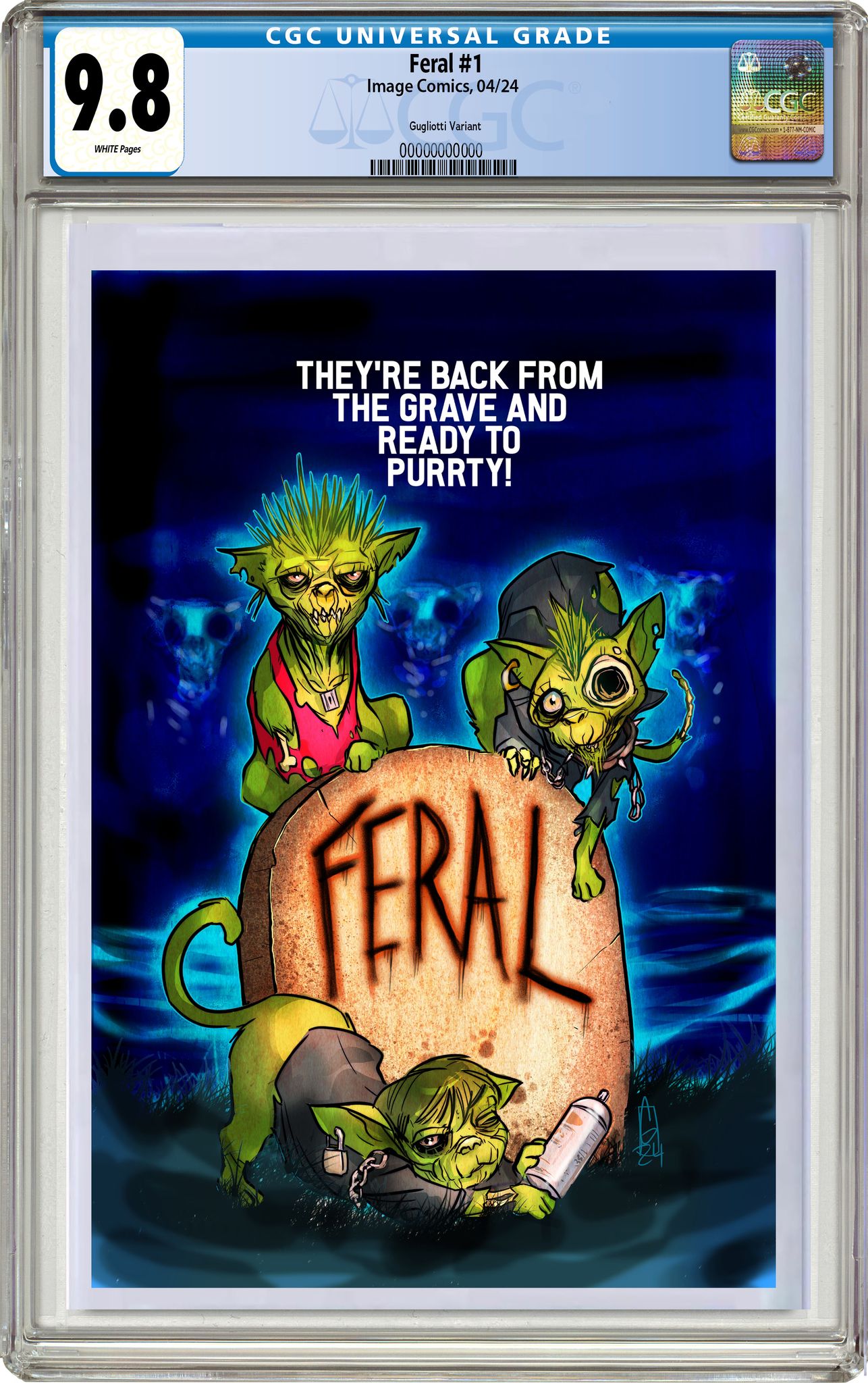 FERAL #1 CHRIS GUGLIOTTI "THE RETURN OF THE LIVING DEAD" HOMAGE- 03/27/24