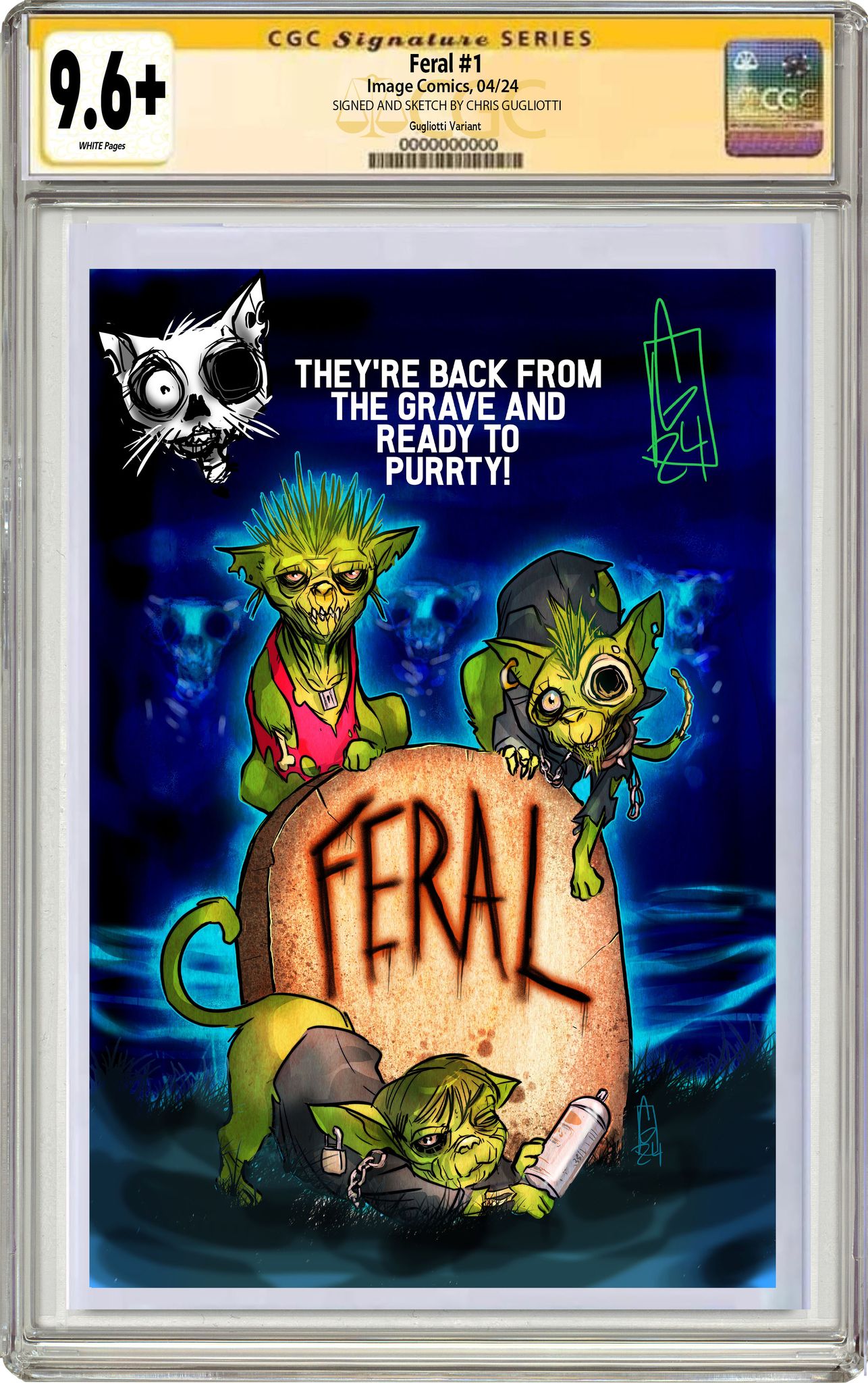 FERAL #1 CHRIS GUGLIOTTI "THE RETURN OF THE LIVING DEAD" HOMAGE- 03/27/24