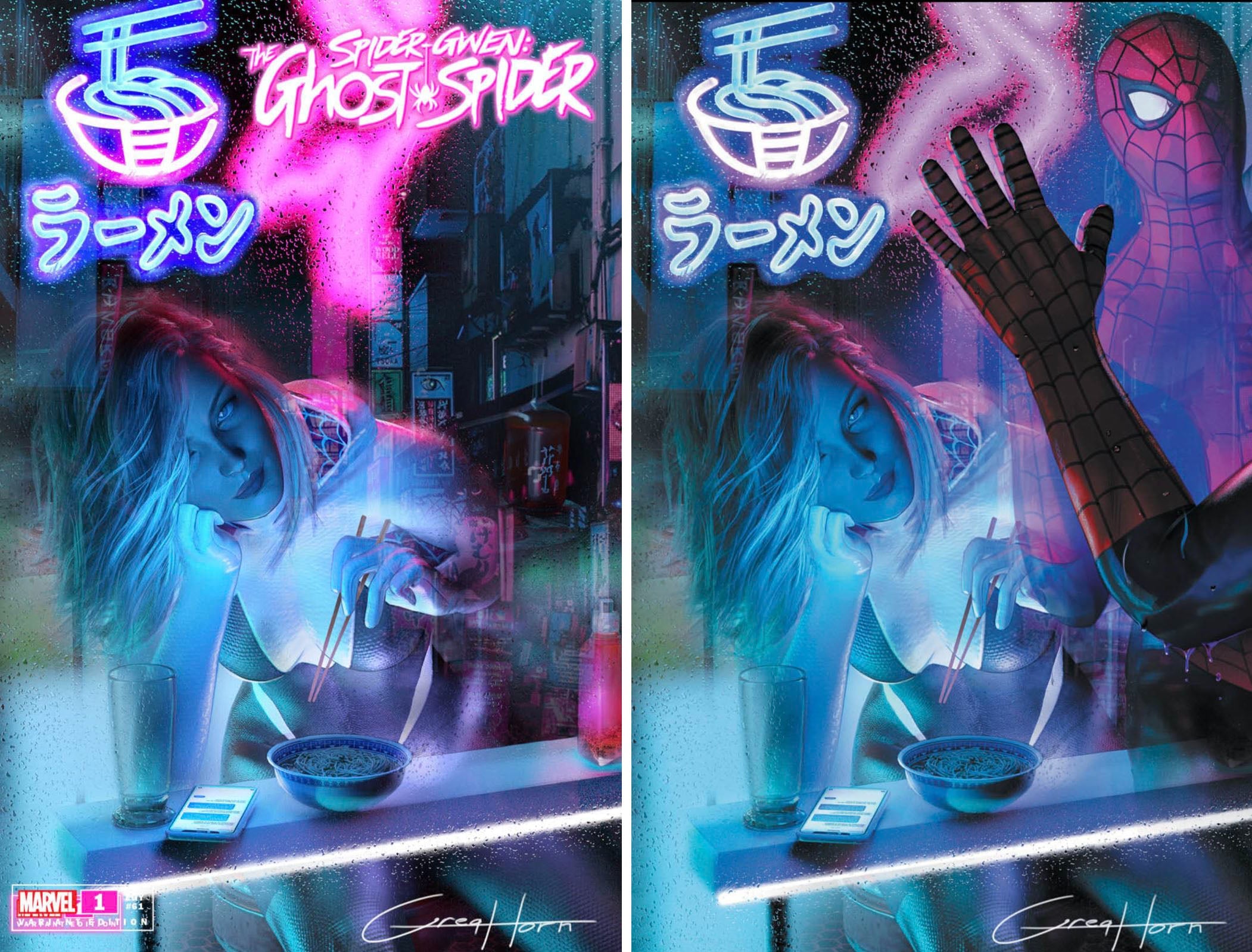 SPIDER-GWEN: THE GHOST-SPIDER #1 GREG HORN EXCLUSIVE VARIANT