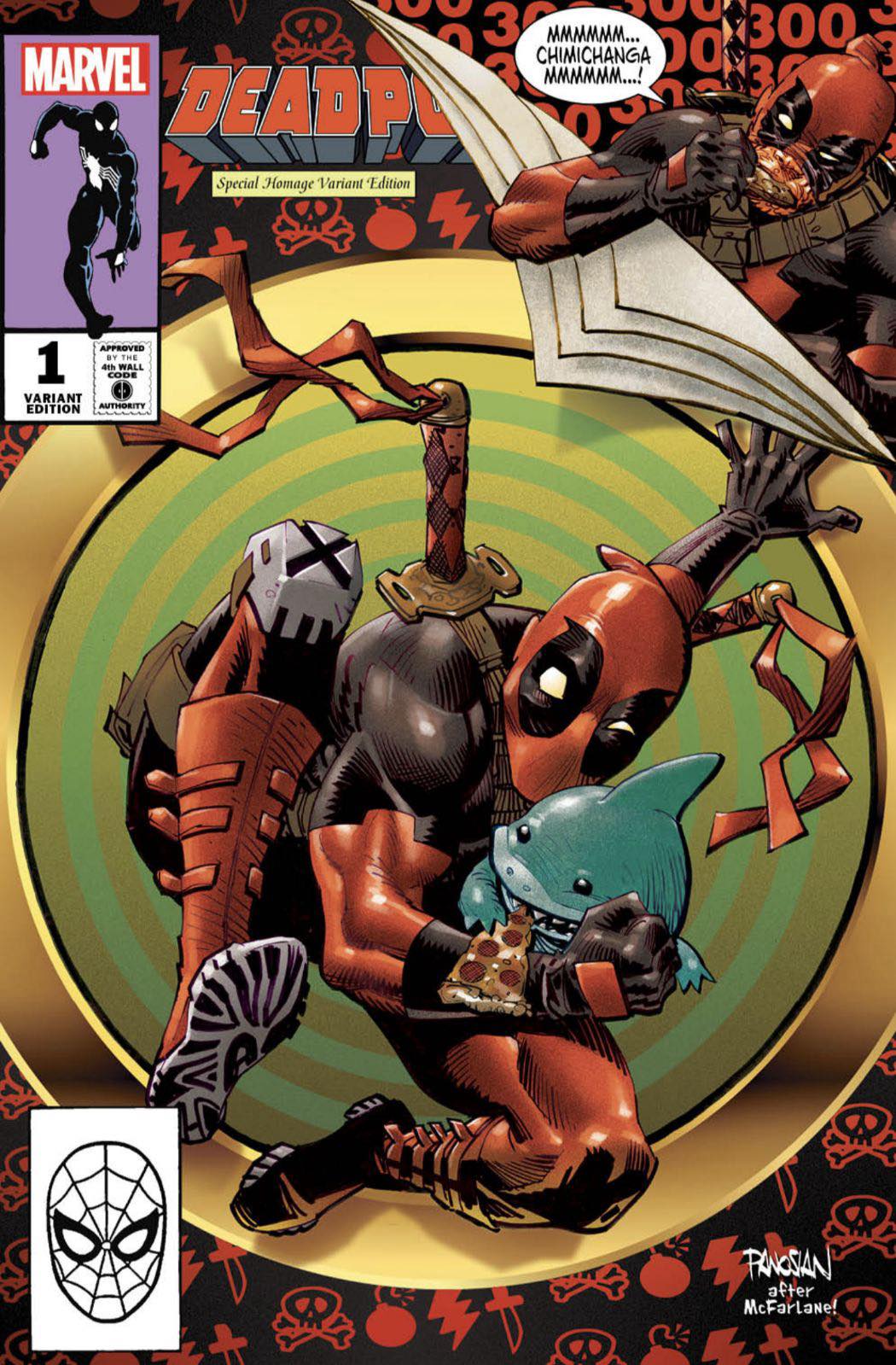 DEADPOOL #1 DAN PANOSIAN ASM300 HOMAGE 04/03/24