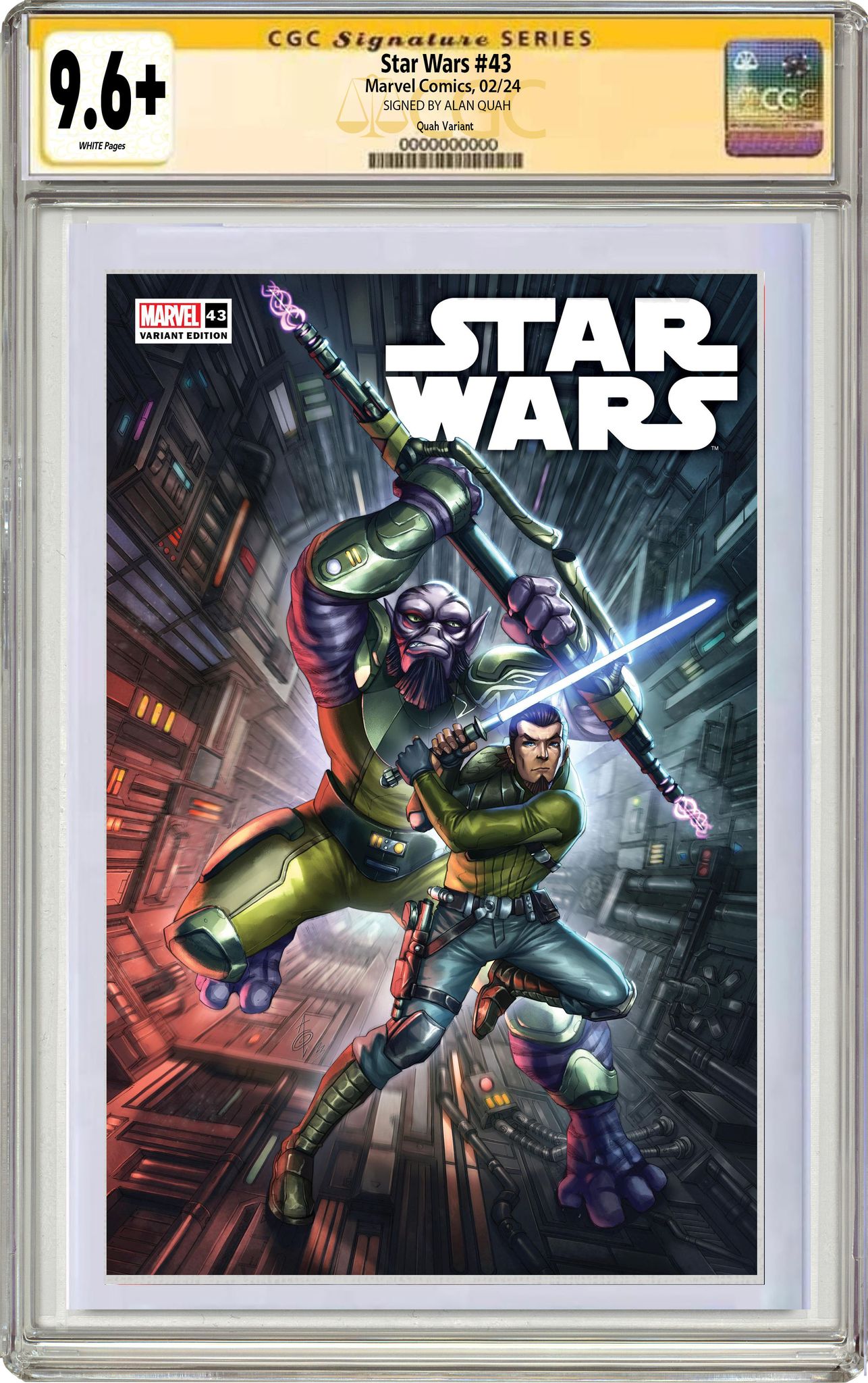 STAR WARS 43 ALAN QUAH REBELS 10TH ANNIVERSARY LIMITED EDITION #2 OF 4 EXCLUSIVE SERIES OPTIONS 02/21/24 (M31)