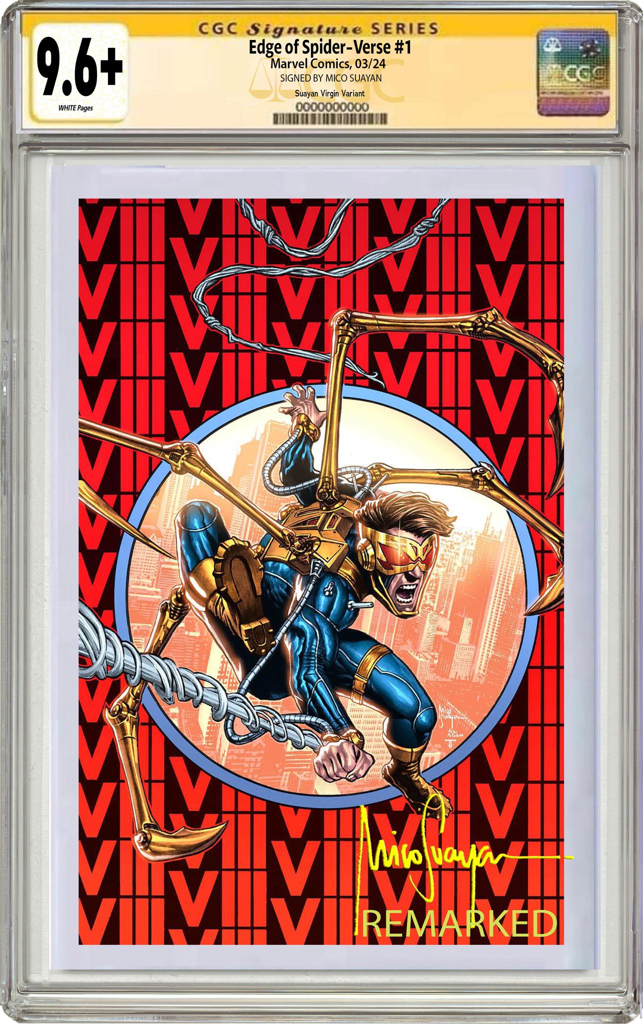 EDGE OF SPIDER-VERSE 1 MICO SUAYAN EXCLUSIVE HOMAGE - 02/21/24