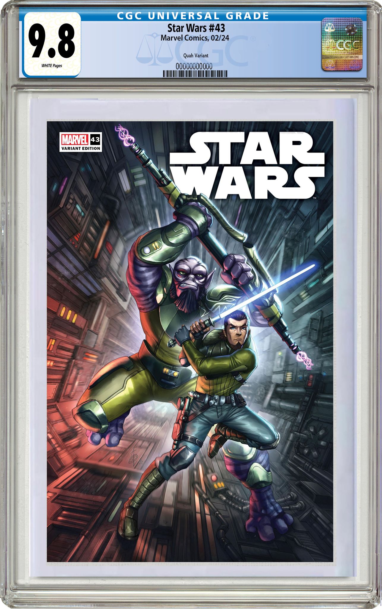 STAR WARS 43 ALAN QUAH REBELS 10TH ANNIVERSARY LIMITED EDITION #2 OF 4 EXCLUSIVE SERIES OPTIONS 02/21/24 (M31)