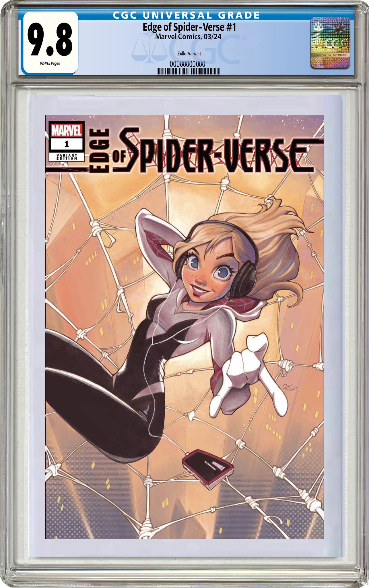 EDGE OF SPIDER-VERSE 1 CHRISSIE ZULLO EXCLUSIVE VARIANT OPTIONS- 02/21/24