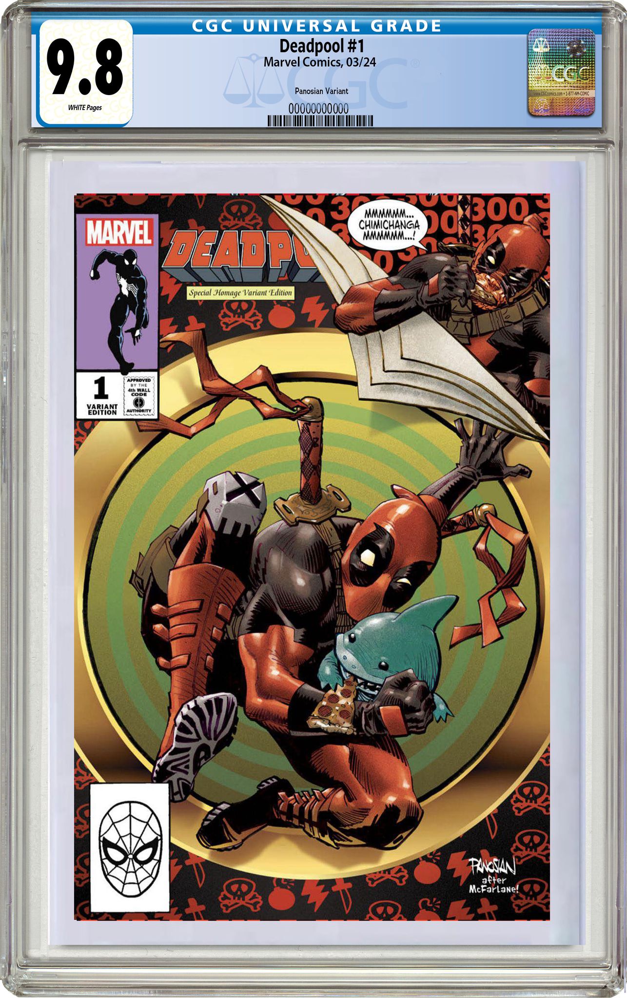 DEADPOOL #1 DAN PANOSIAN ASM300 HOMAGE 04/03/24