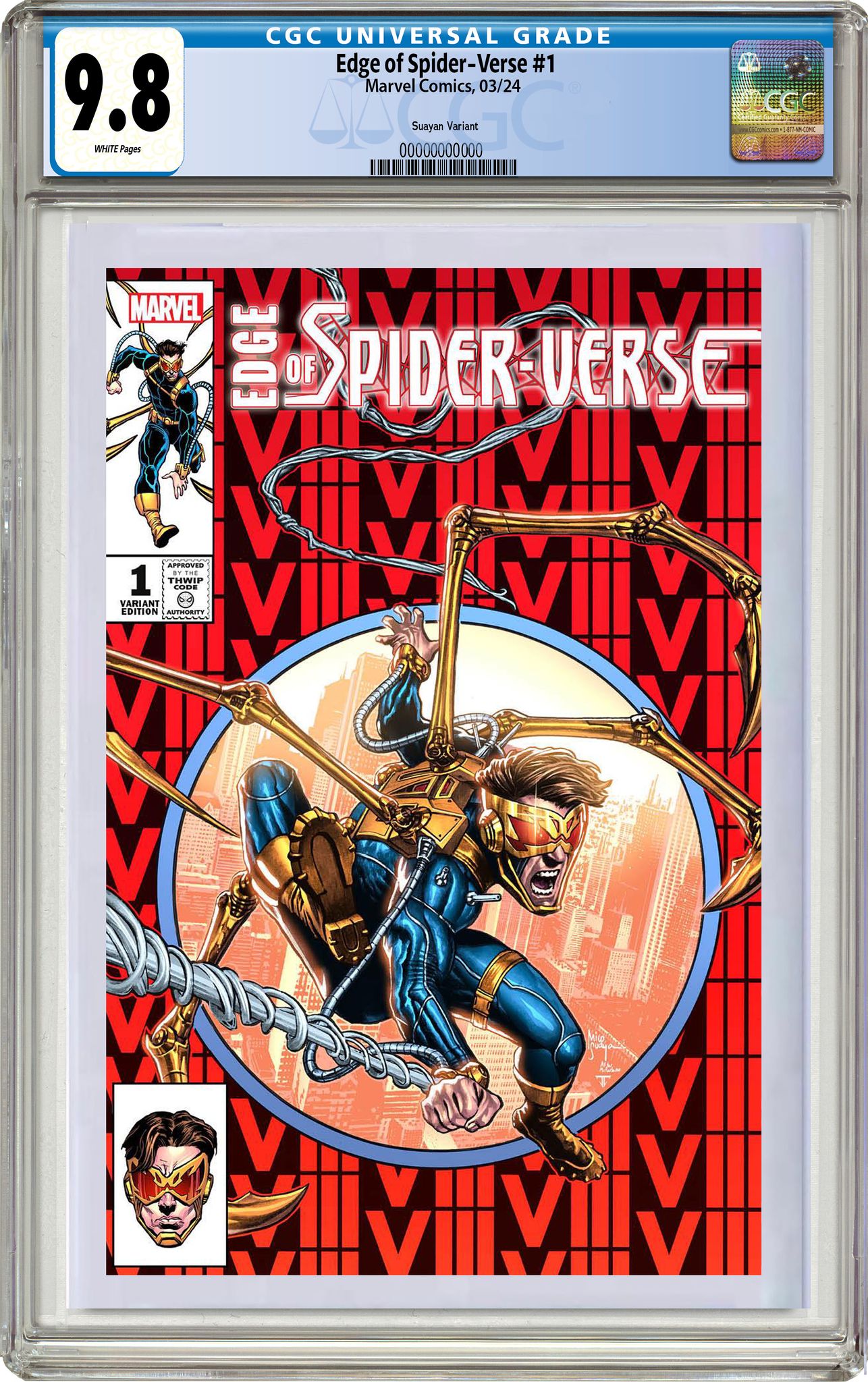EDGE OF SPIDER-VERSE 1 MICO SUAYAN EXCLUSIVE HOMAGE - 02/21/24