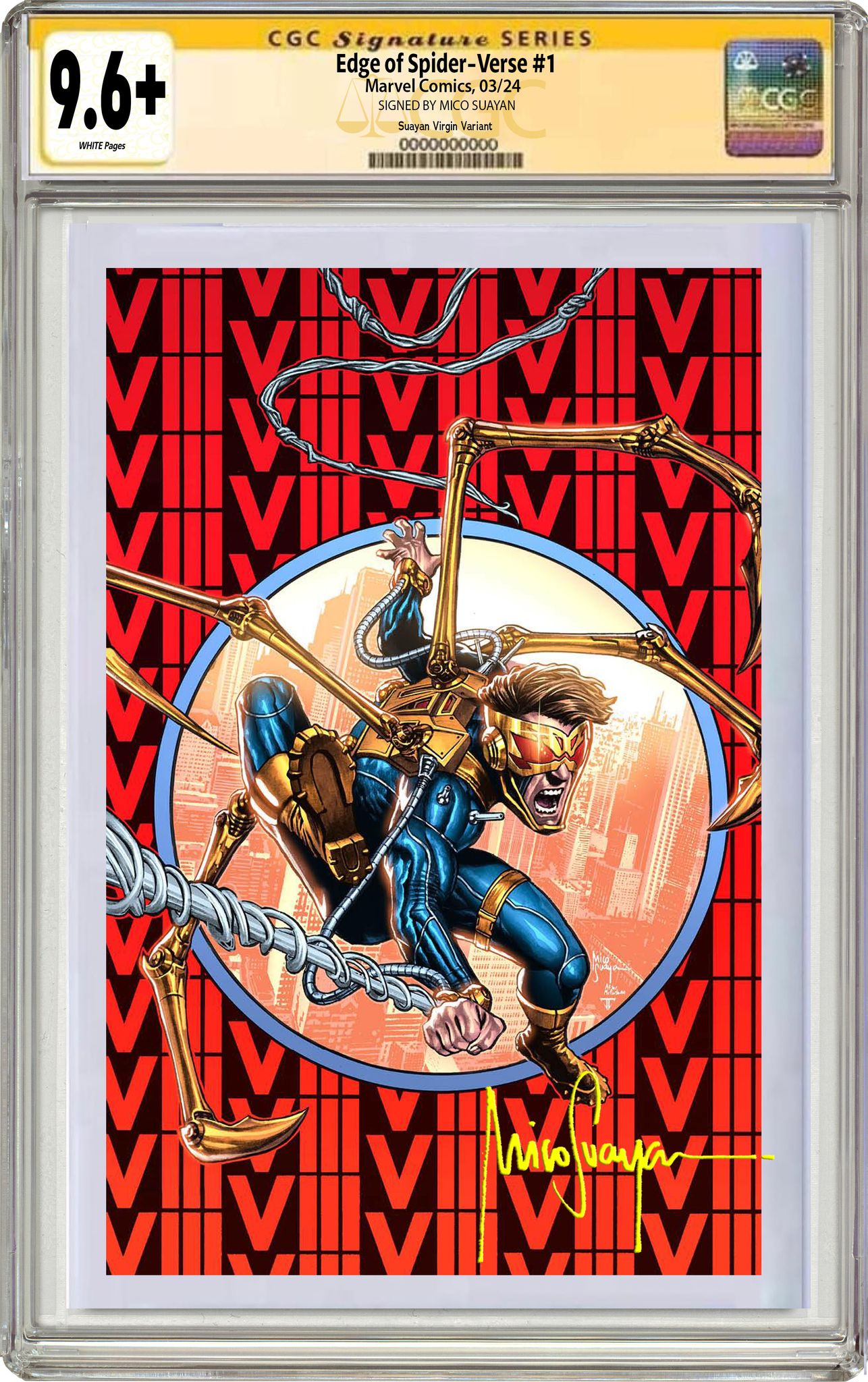 EDGE OF SPIDER-VERSE 1 MICO SUAYAN EXCLUSIVE HOMAGE - 02/21/24