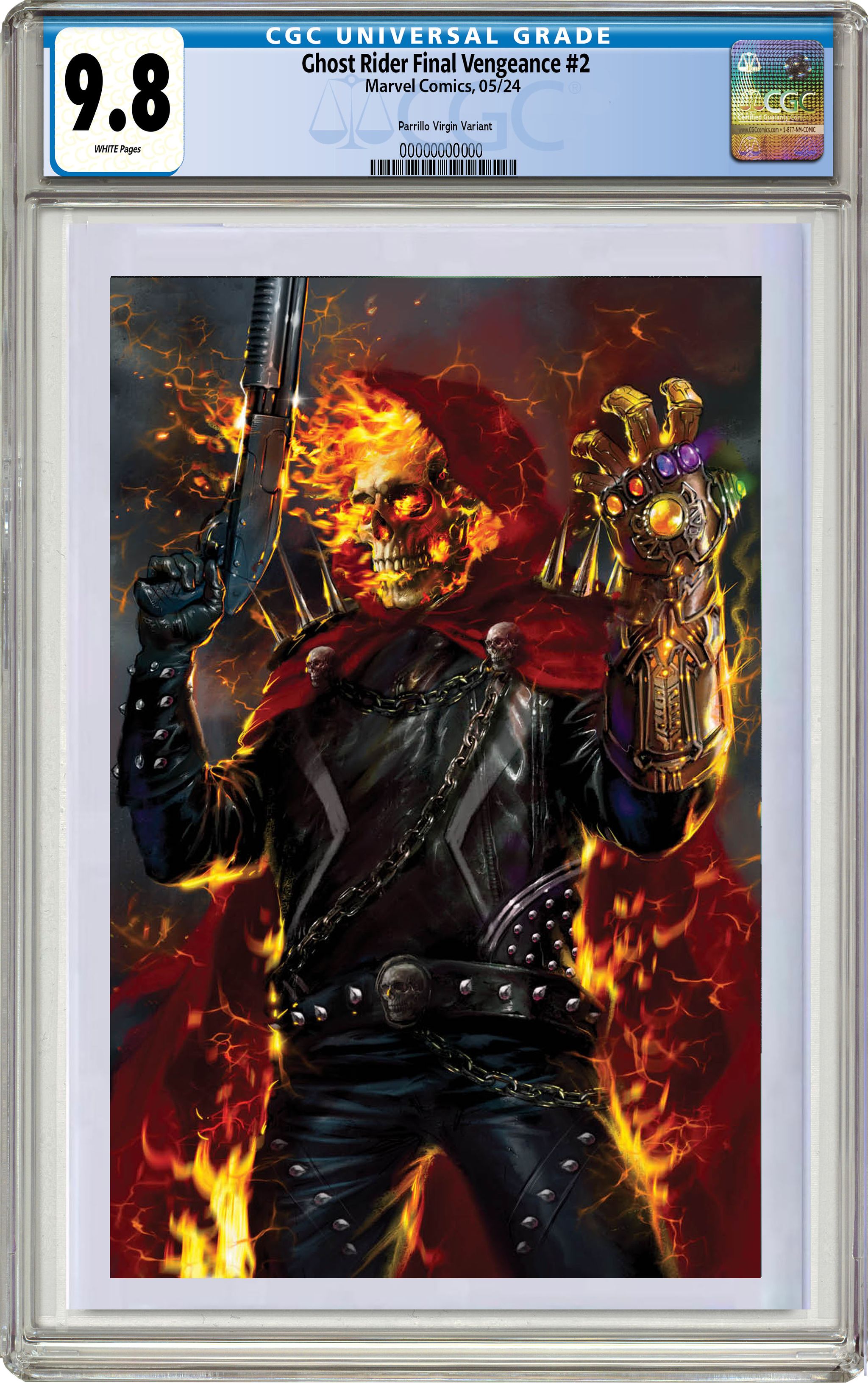 GHOST RIDER: FINAL VENGEANCE #2 LUCIO PARRILLO EXCLUSIVE HOOD VARIANT - 04/17/2024