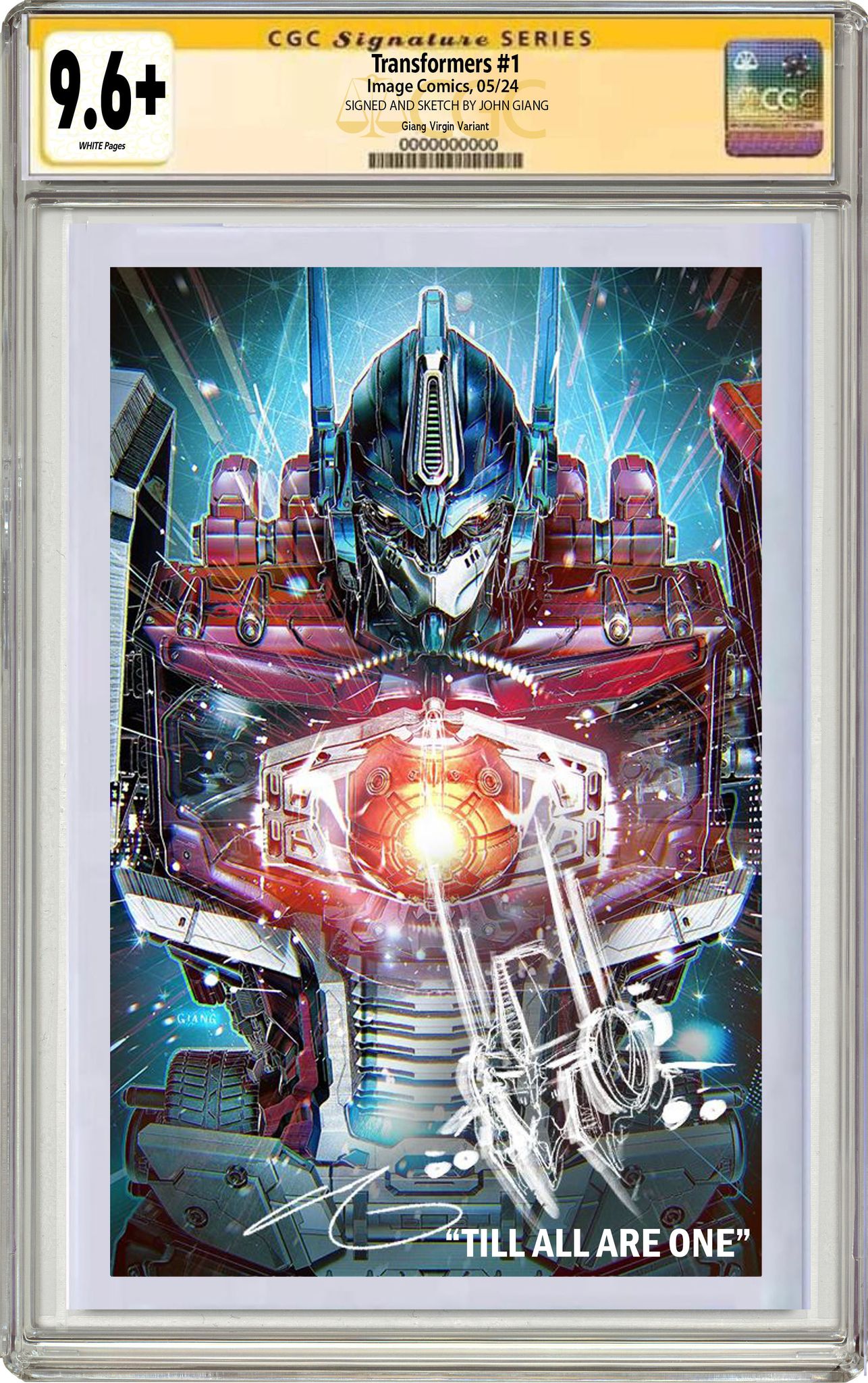 TRANSFORMERS #7 JOHN GIANG "TILL ALL ARE ONE" EXCLUSIVE VARIANT OPTIONS - 4-10-2024