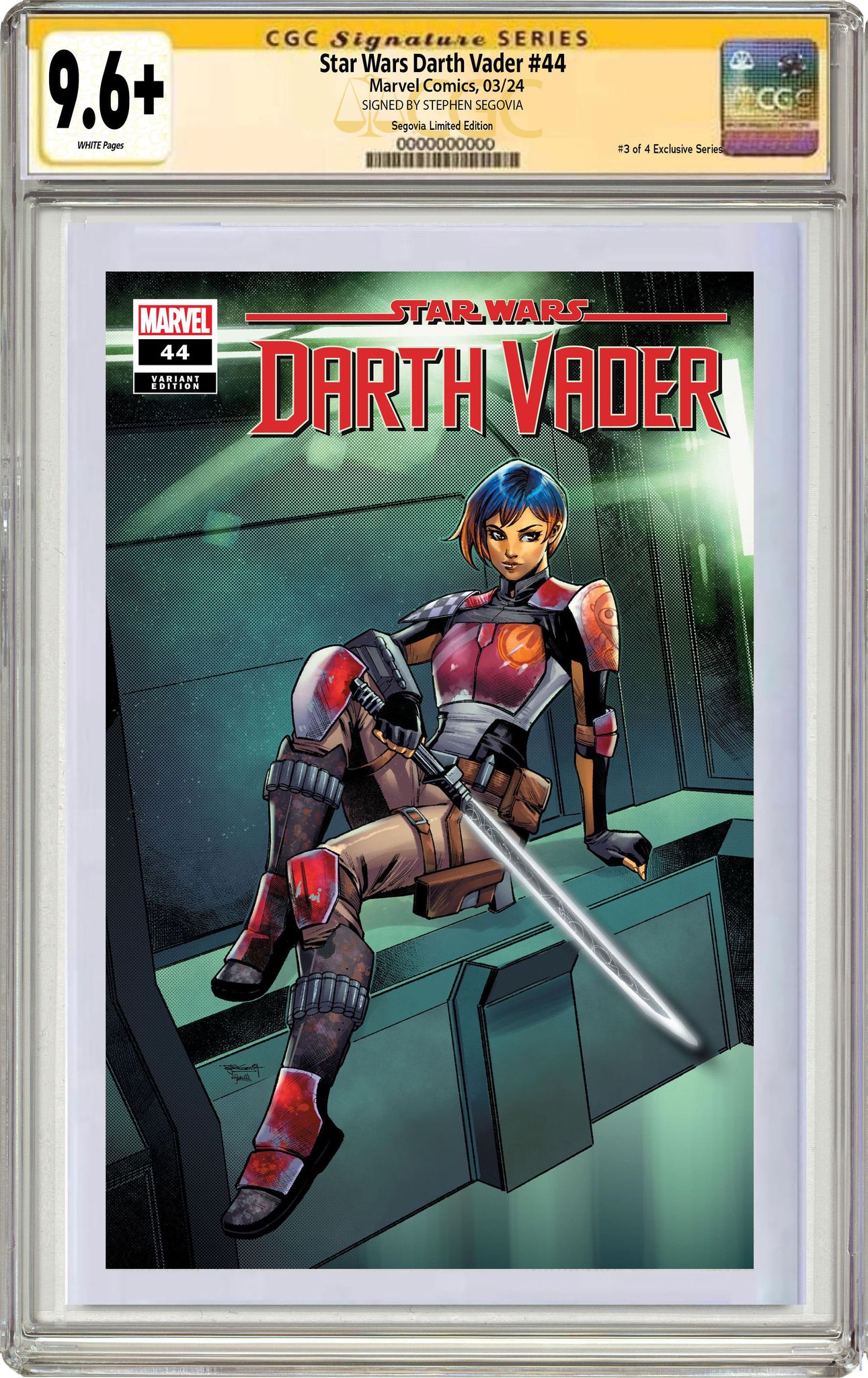 STAR WARS: DARTH VADER 44 STEPHEN SEGOVIA REBELS 10TH ANNIVERSARY LIMITED EDITION #3 OF 4 EXCLUSIVE SERIES OPTIONS 03/13/24