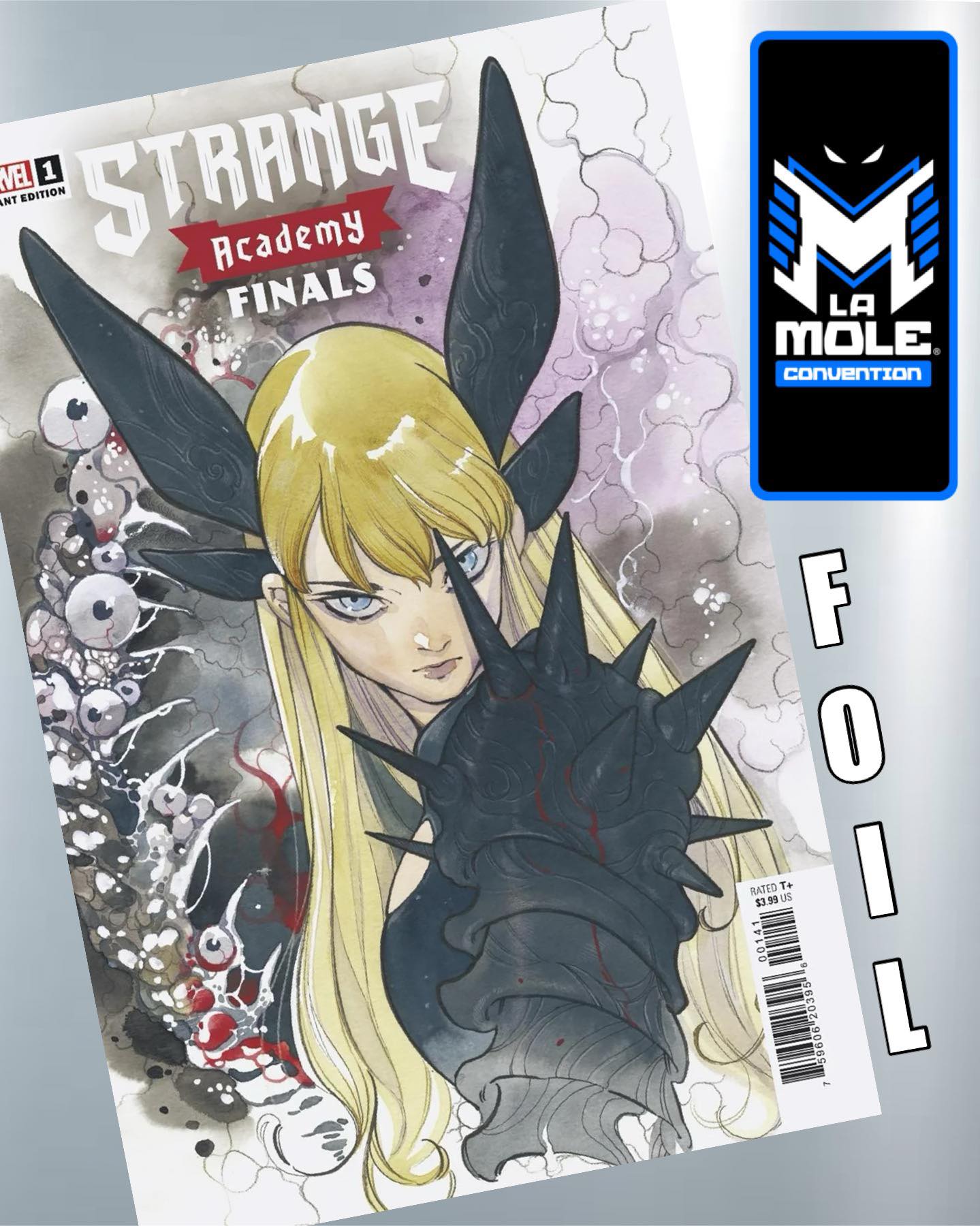 STRANGE ACADEMY FINALS #1 PEACH MOMOKO LA MOLE COMIC CON 2024 FOIL VARIANT (M96)