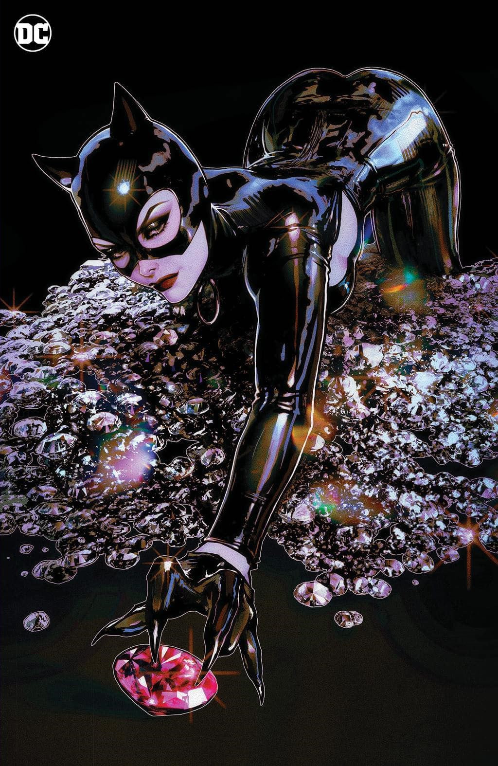 CATWOMAN #64 C2E2 VIRGIN FOIL VARIANT BY SOZOMAIKA