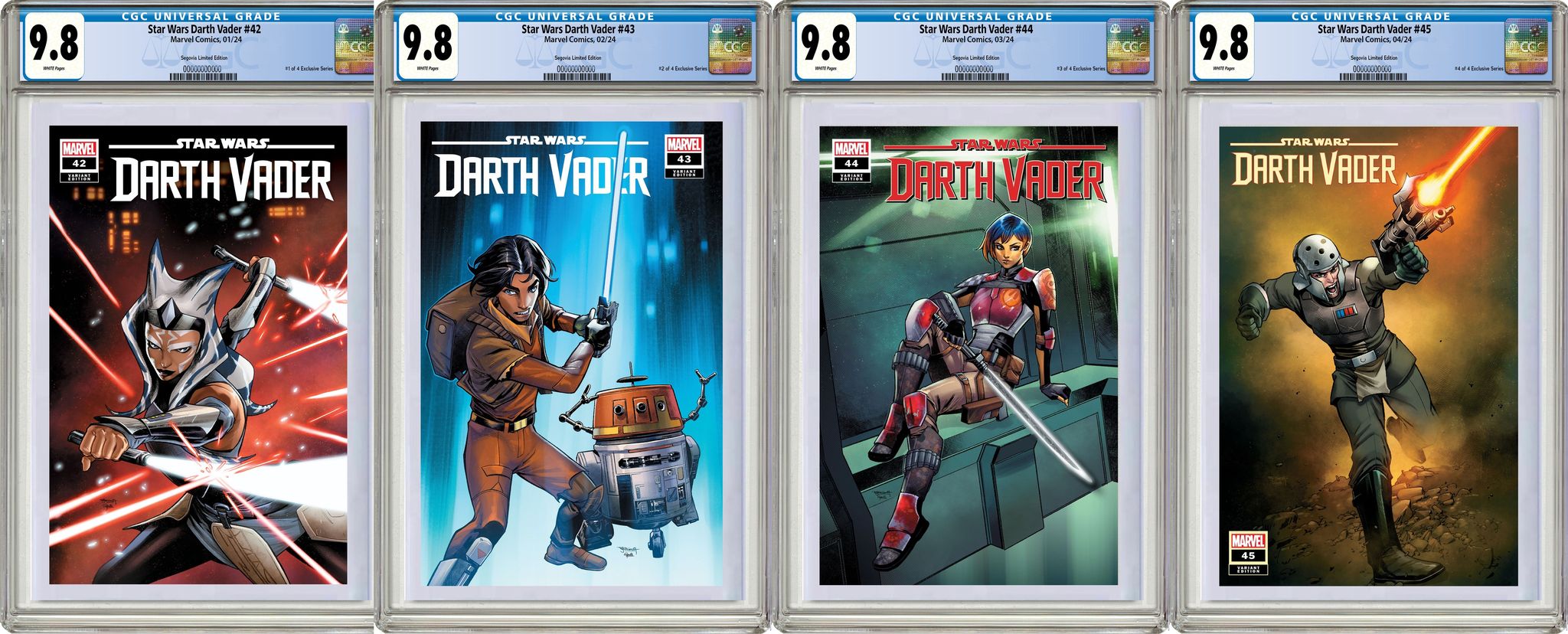 STAR WARS REBELS 10TH ANNIVERSARY STEPHEN SEGOVIA LIMITED EDITION EXCLUSIVE SERIES SET- 04/2024