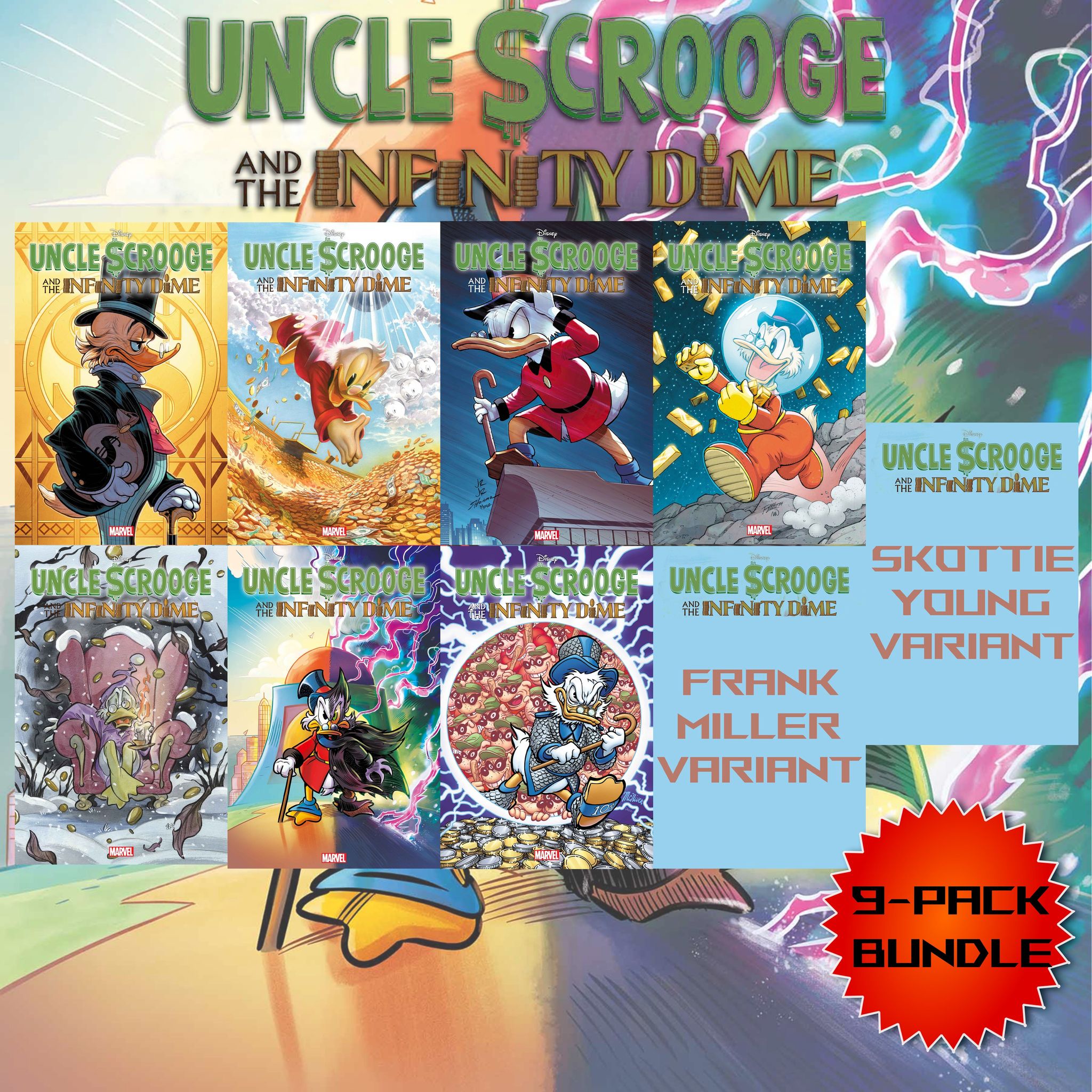 UNCLE SCROOGE AND THE INFINITY DIME #1 9-PACK BUNDLE - 06/19/2024
