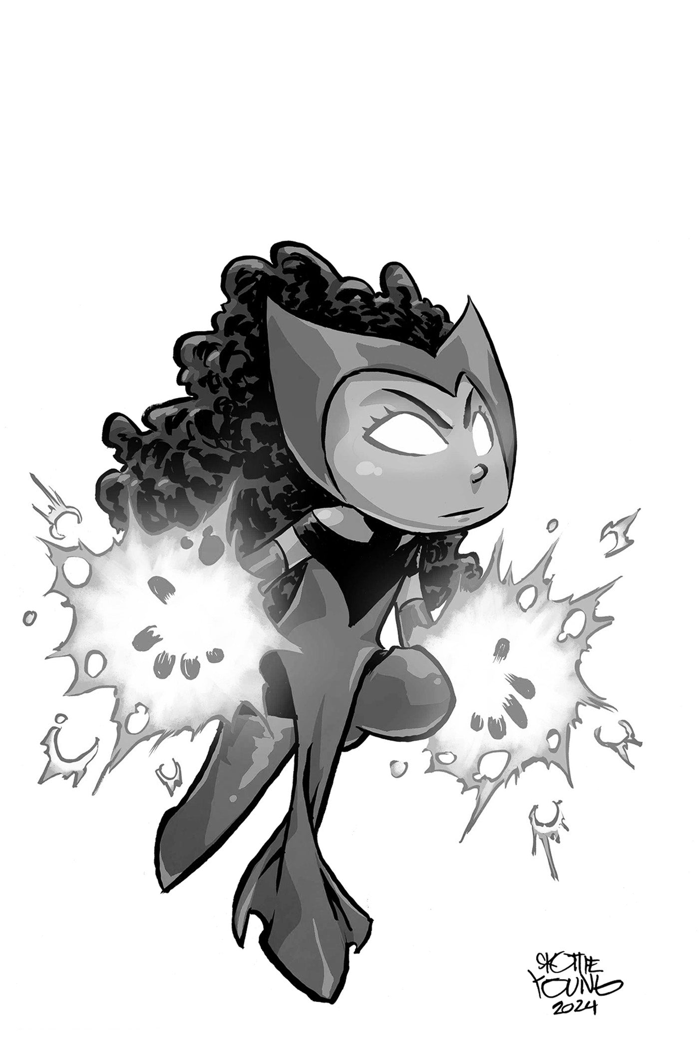 SCARLET WITCH #1 SKOTTIE YOUNG'S BIG MARVEL VARIANT 1:50 RATIO VARIANT 06-12-24