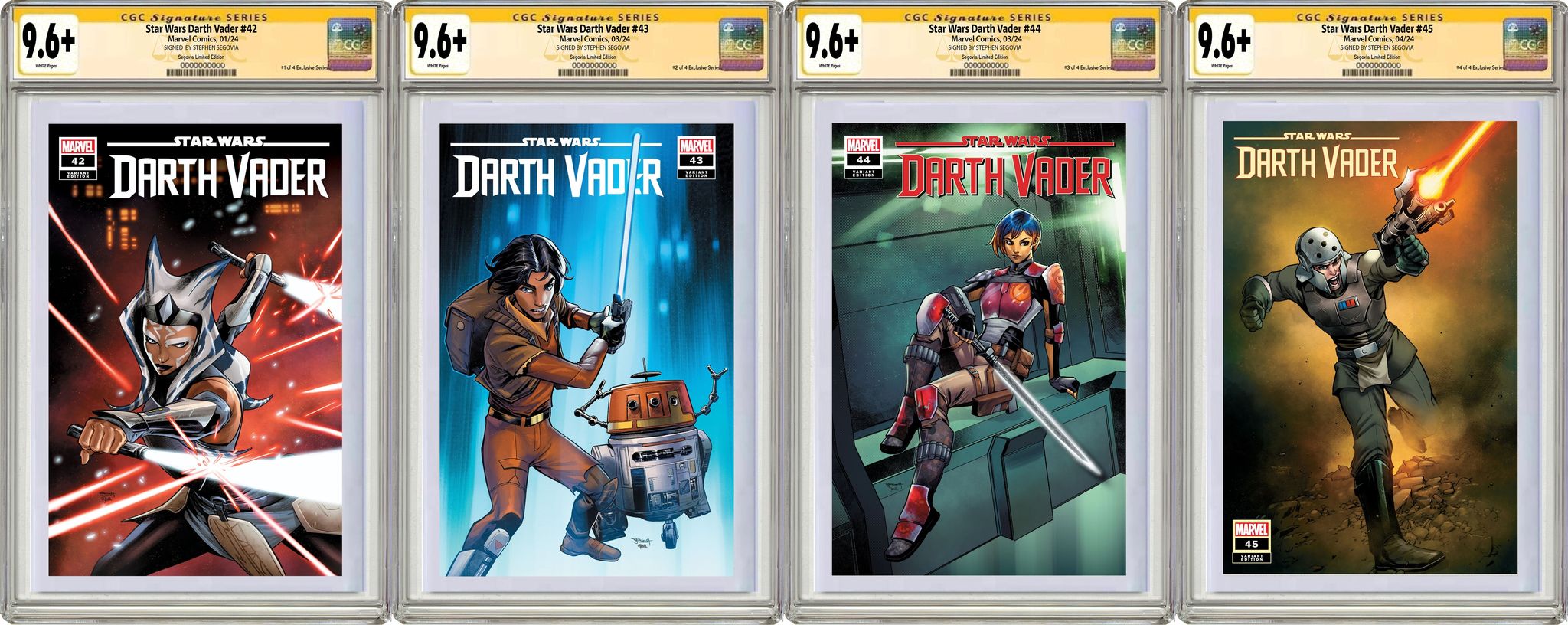 STAR WARS REBELS 10TH ANNIVERSARY STEPHEN SEGOVIA LIMITED EDITION EXCLUSIVE SERIES SET- 04/2024