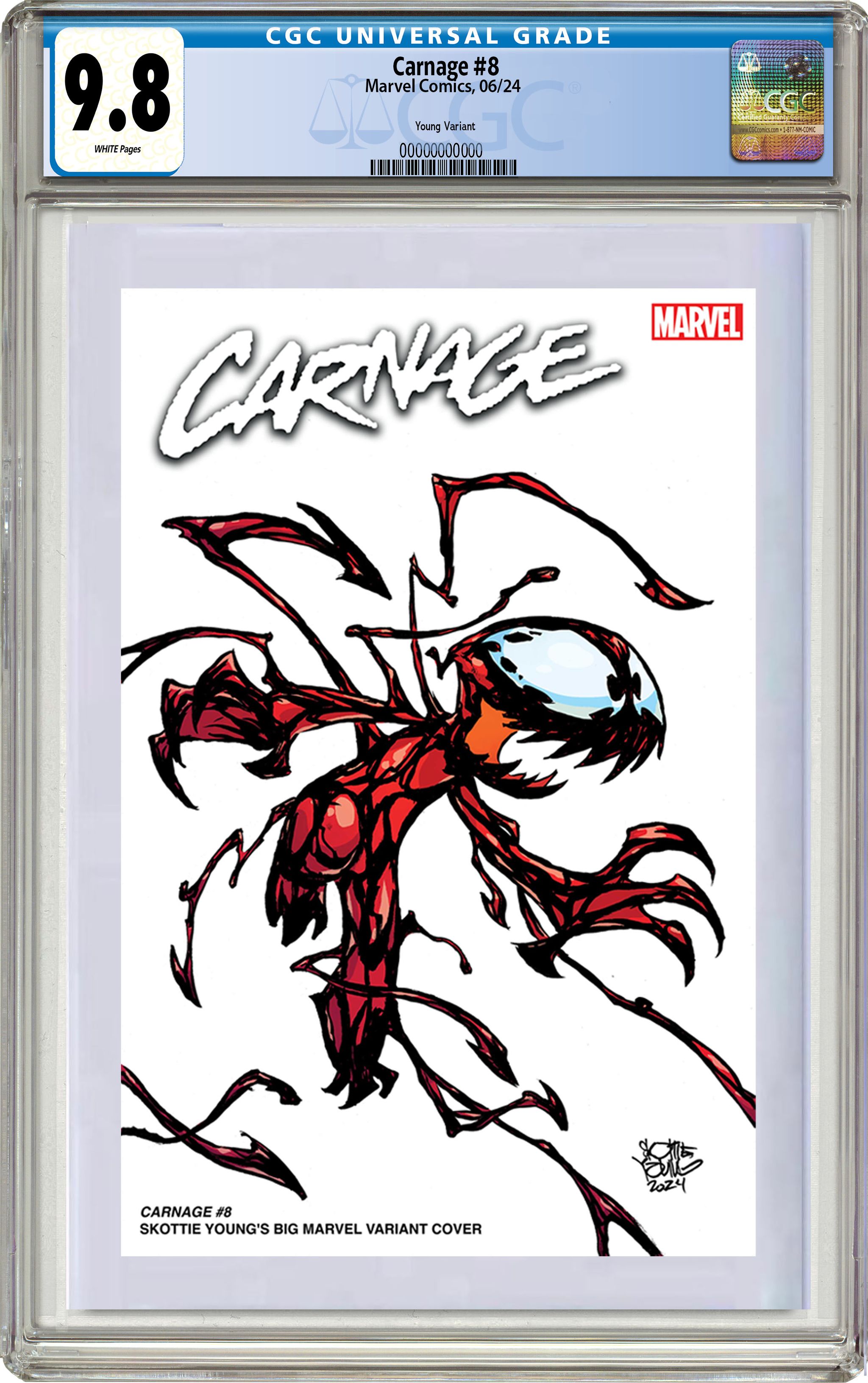 CARNAGE #8 SKOTTIE YOUNG'S BIG MARVEL VARIANT 06-05-24