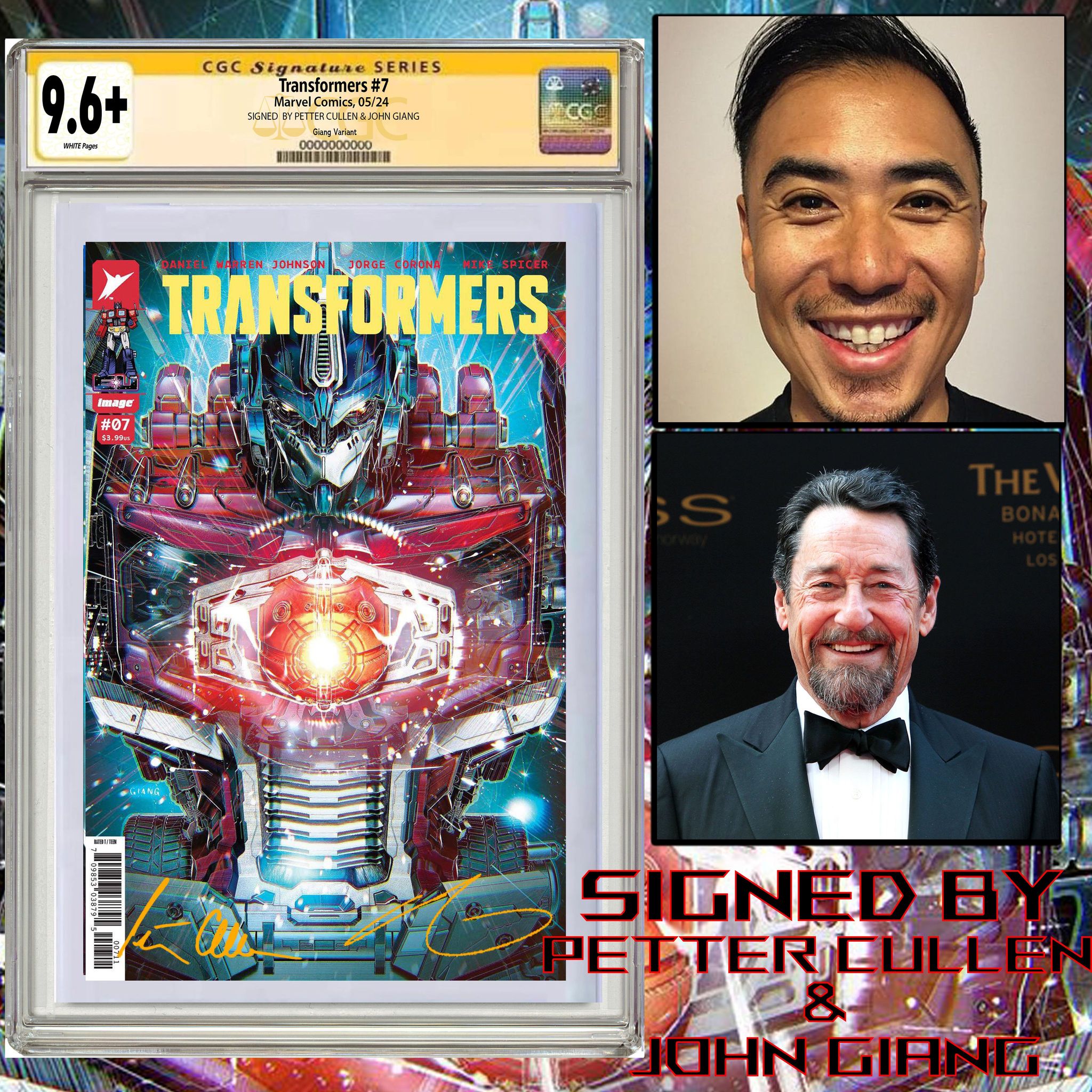 TRANSFORMERS #7 PETER CULLEN & JOHN GIANG SIGNATURE SERIES OPPORTUNITY