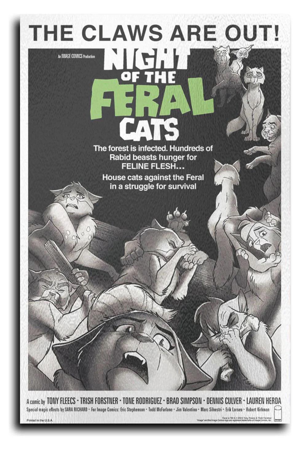 FERAL #1 1:100 FOIL "DAY OF THE DEAD" C2E2 EXCLUSIVE