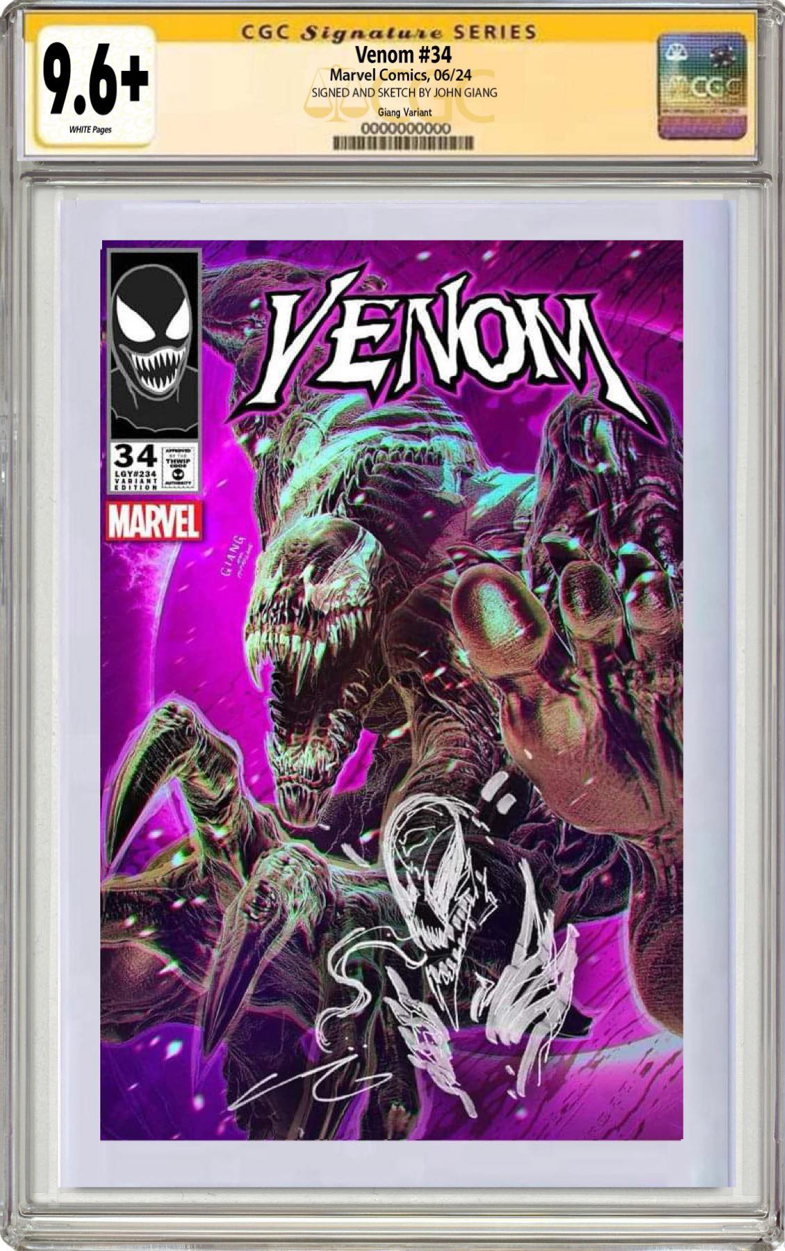 VENOM #34 JOHN GIANG EXCLUSIVE VARIANT OPTIONS 06-05-24